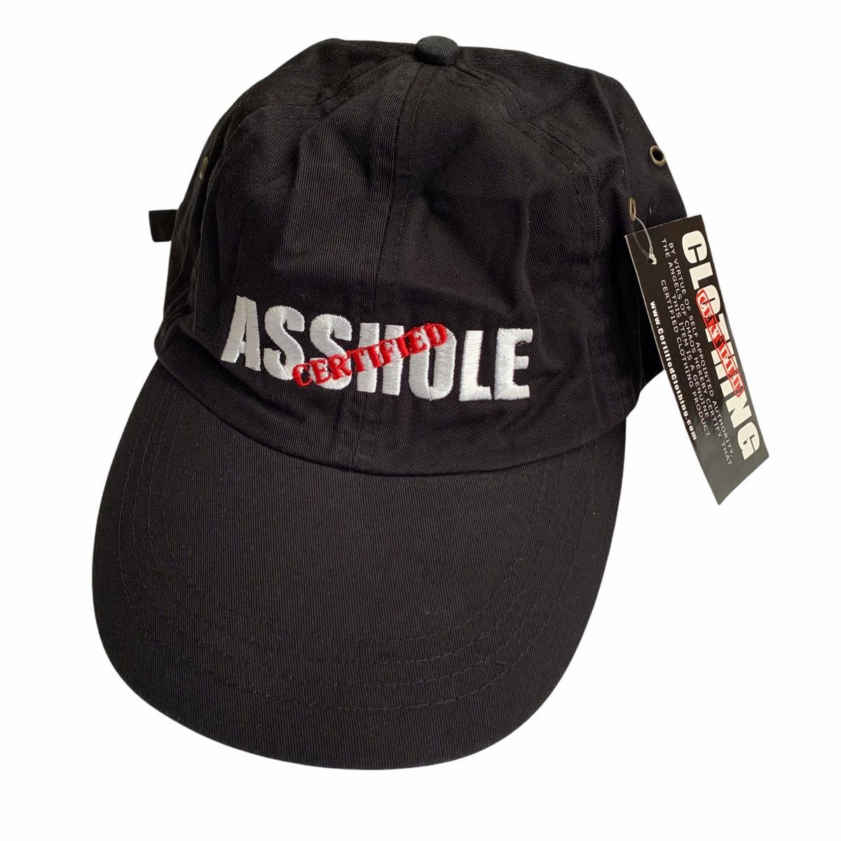 Other NWT Deadstock Certified Asshole Black Cap Size ONE SIZE - 1 Thumbnail