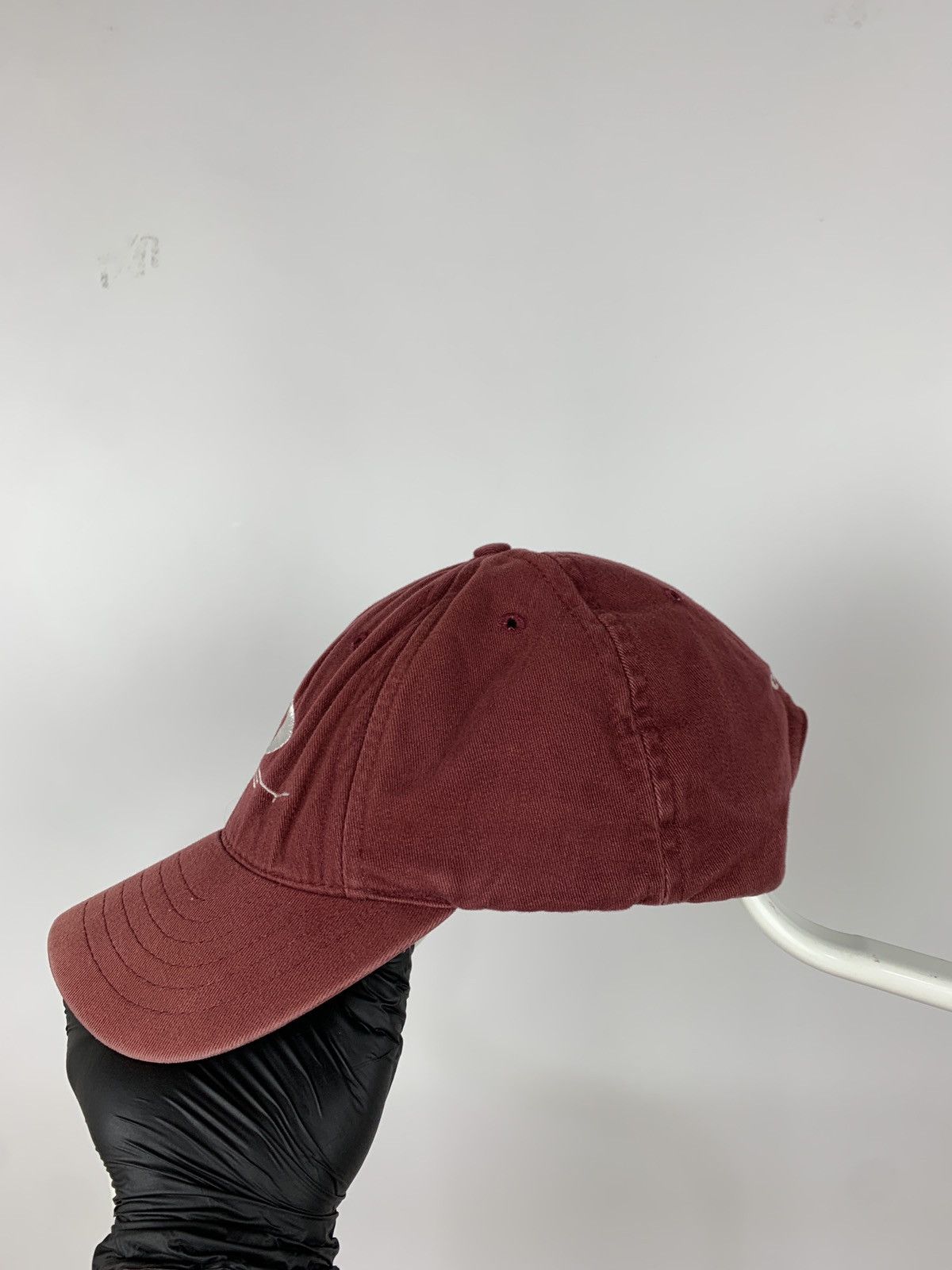Oakley Vintage Oakley Burgundy Made In USA Cap Size ONE SIZE - 5 Thumbnail