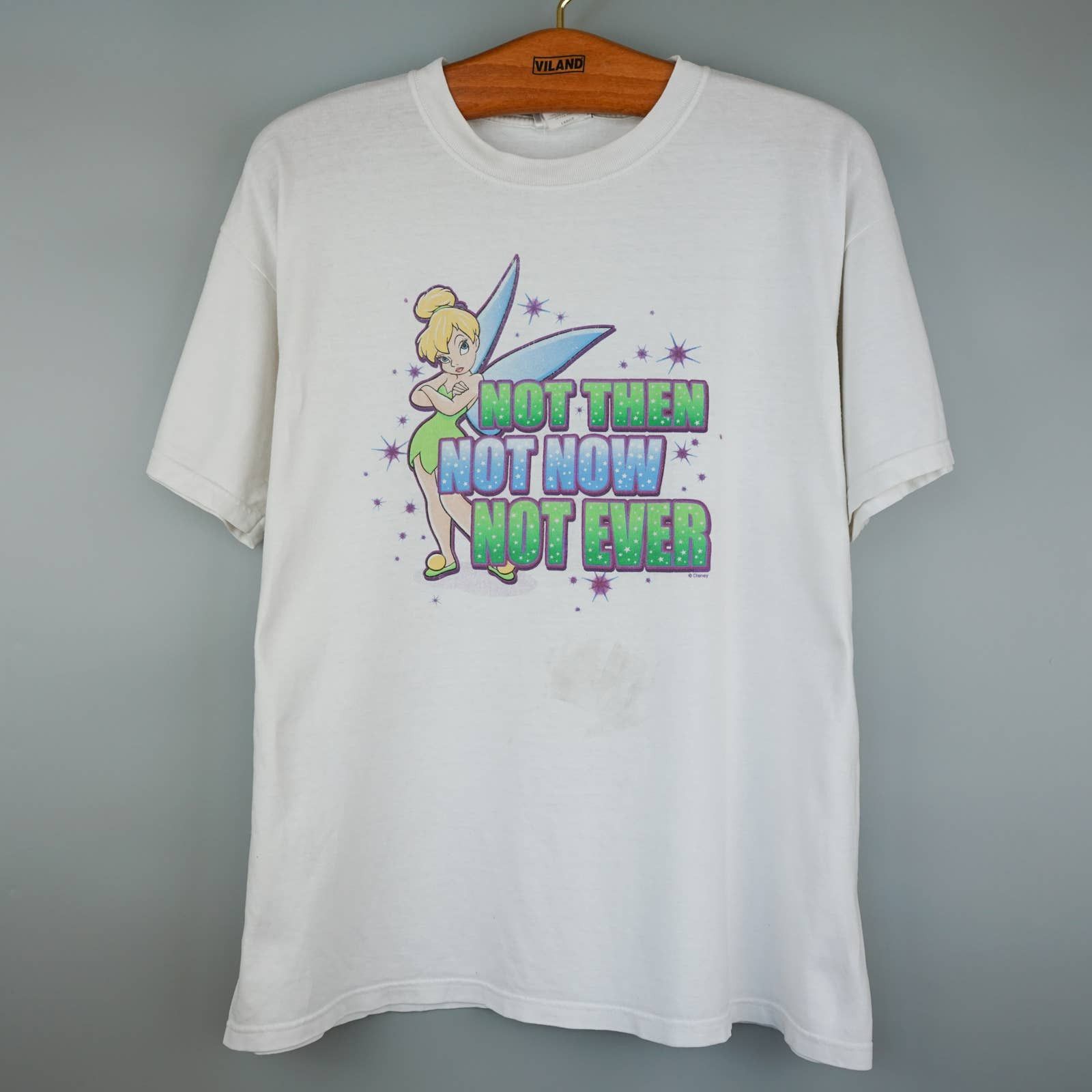 Cartoon Network × Disney × Vintage Vintage Tinker Bell Tink t shirt Disney Peter Pan Size US XL / EU 56 / 4 - 1 Thumbnail