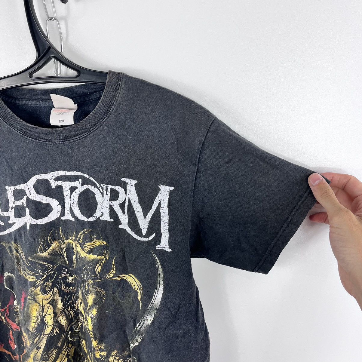 Band Tees × Vintage Vintage Alestorm T-Shirt Deadstock Style Heavy Cotton Sz M Size US M / EU 48-50 / 2 - 3 Thumbnail