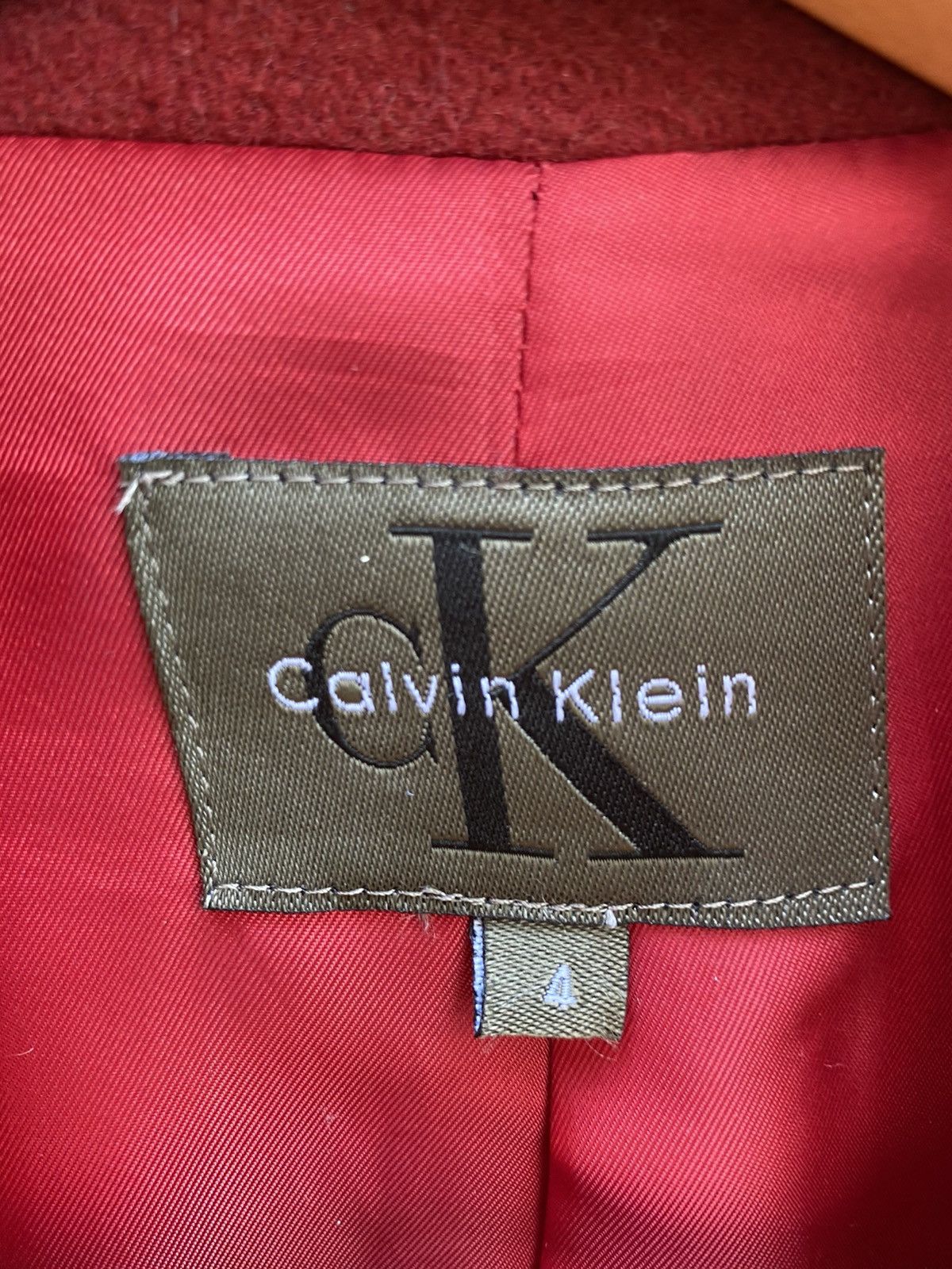 Calvin Klein × Designer Luxury CALVIN KLEIN Long Coat Double Breast Casual Style Size US M / EU 48-50 / 2 - 3 Thumbnail