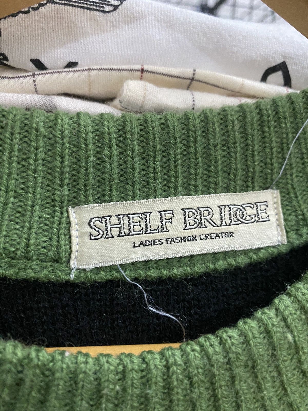 Japanese Brand Vintage Shelf Bridge Knitwear Dog At Home Photo Size US M / EU 48-50 / 2 - 6 Thumbnail