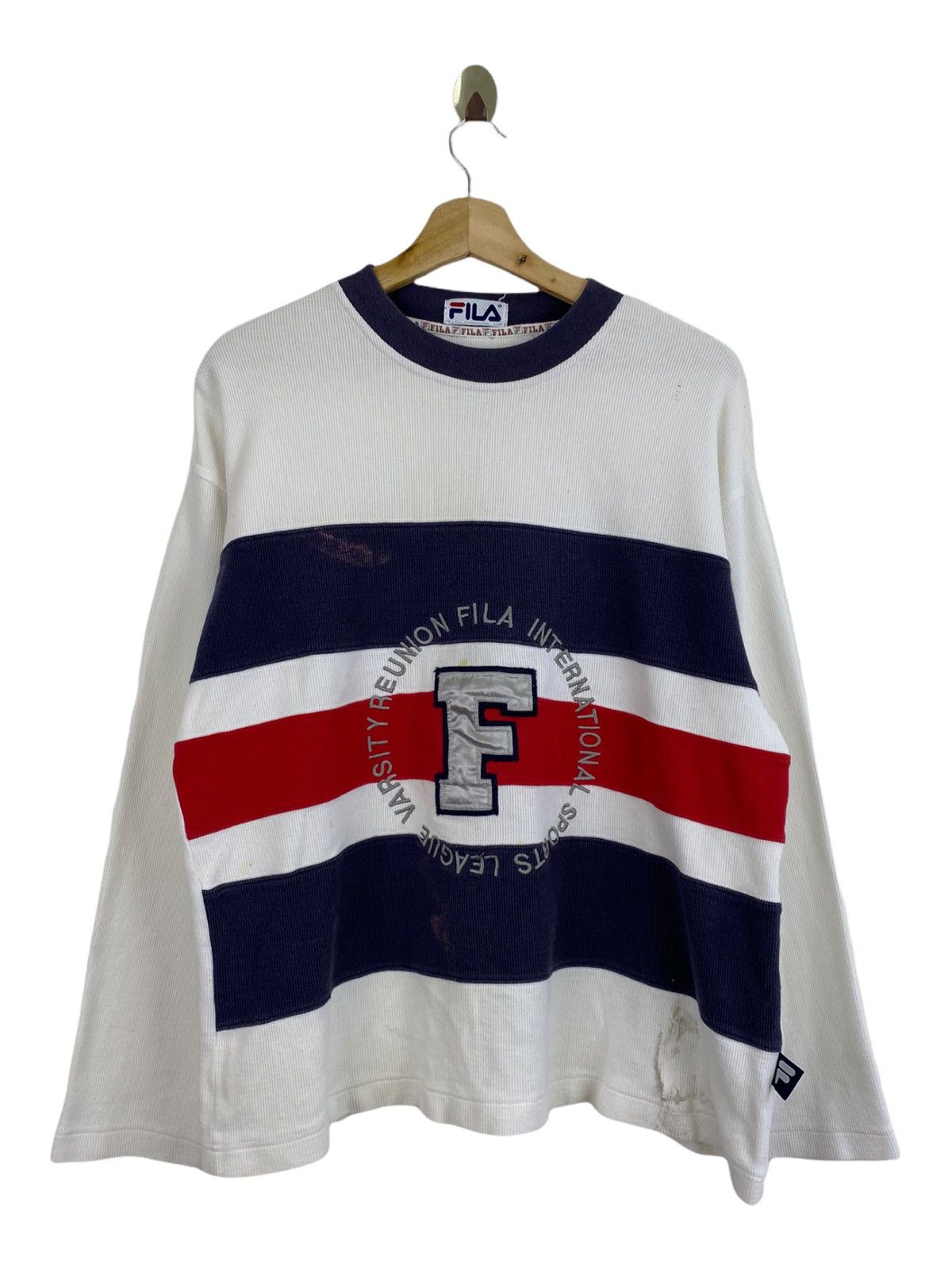 Fila Vintage fila logo sweater Size US S / EU 44-46 / 1 - 1 Thumbnail
