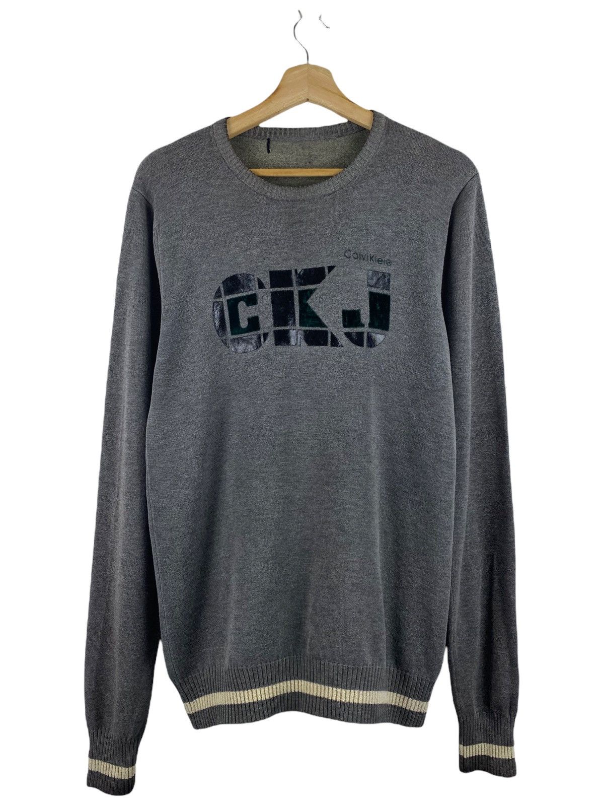 Calvin Klein × Vintage CALVIN KLEIN JEANS LOGO SWEATER Size US M / EU 48-50 / 2 - 1 Thumbnail