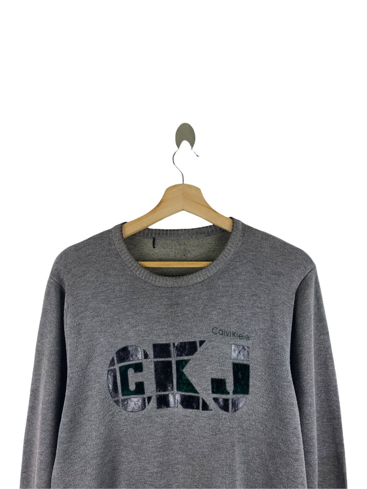 Calvin Klein × Vintage CALVIN KLEIN JEANS LOGO SWEATER Size US M / EU 48-50 / 2 - 2 Thumbnail