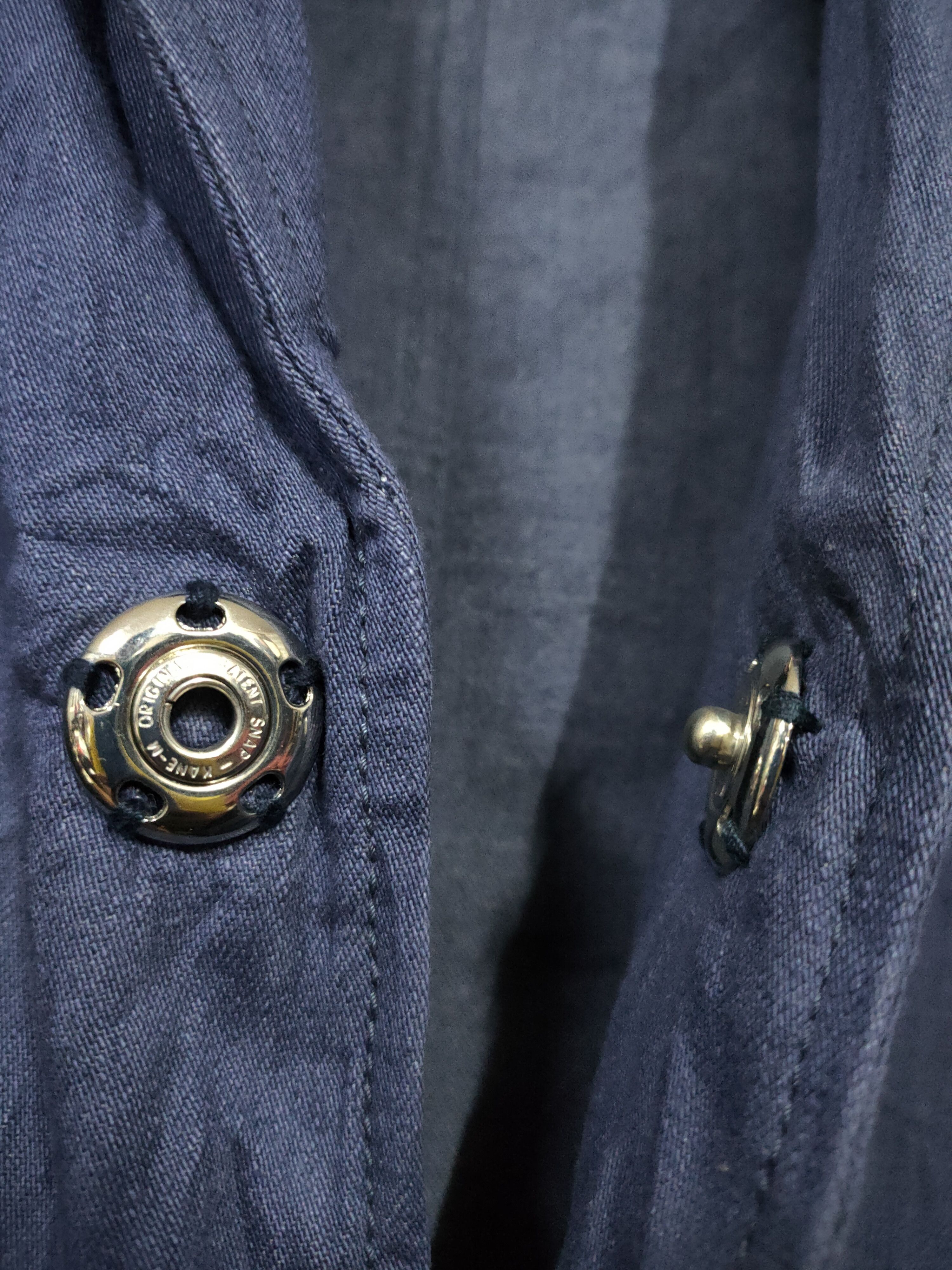 45rpm KATO NAVY & GROUND INDIGO BLUE LONG JACKET Size US M / EU 48-50 / 2 - 9 Thumbnail