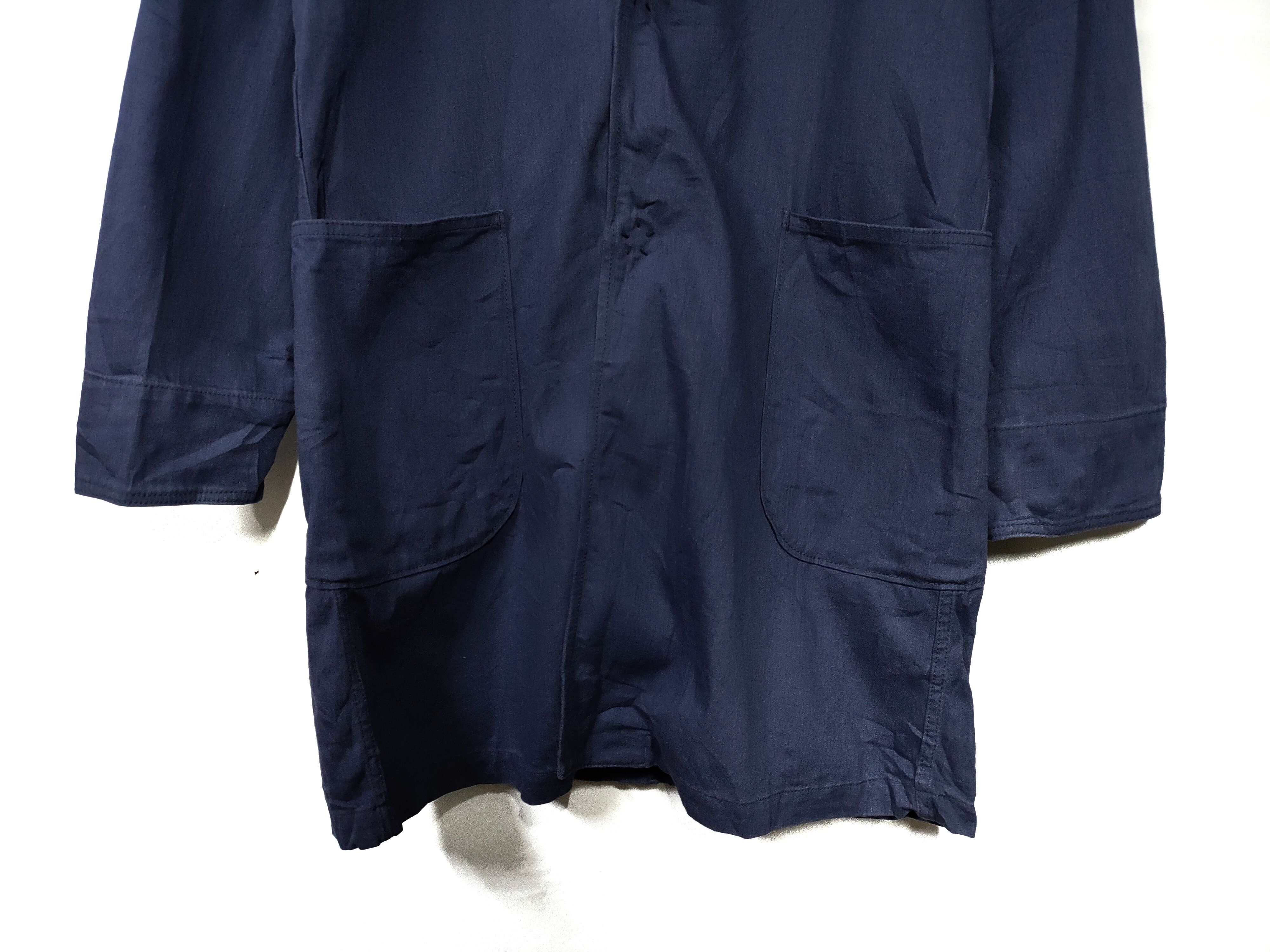 45rpm KATO NAVY & GROUND INDIGO BLUE LONG JACKET Size US M / EU 48-50 / 2 - 3 Thumbnail