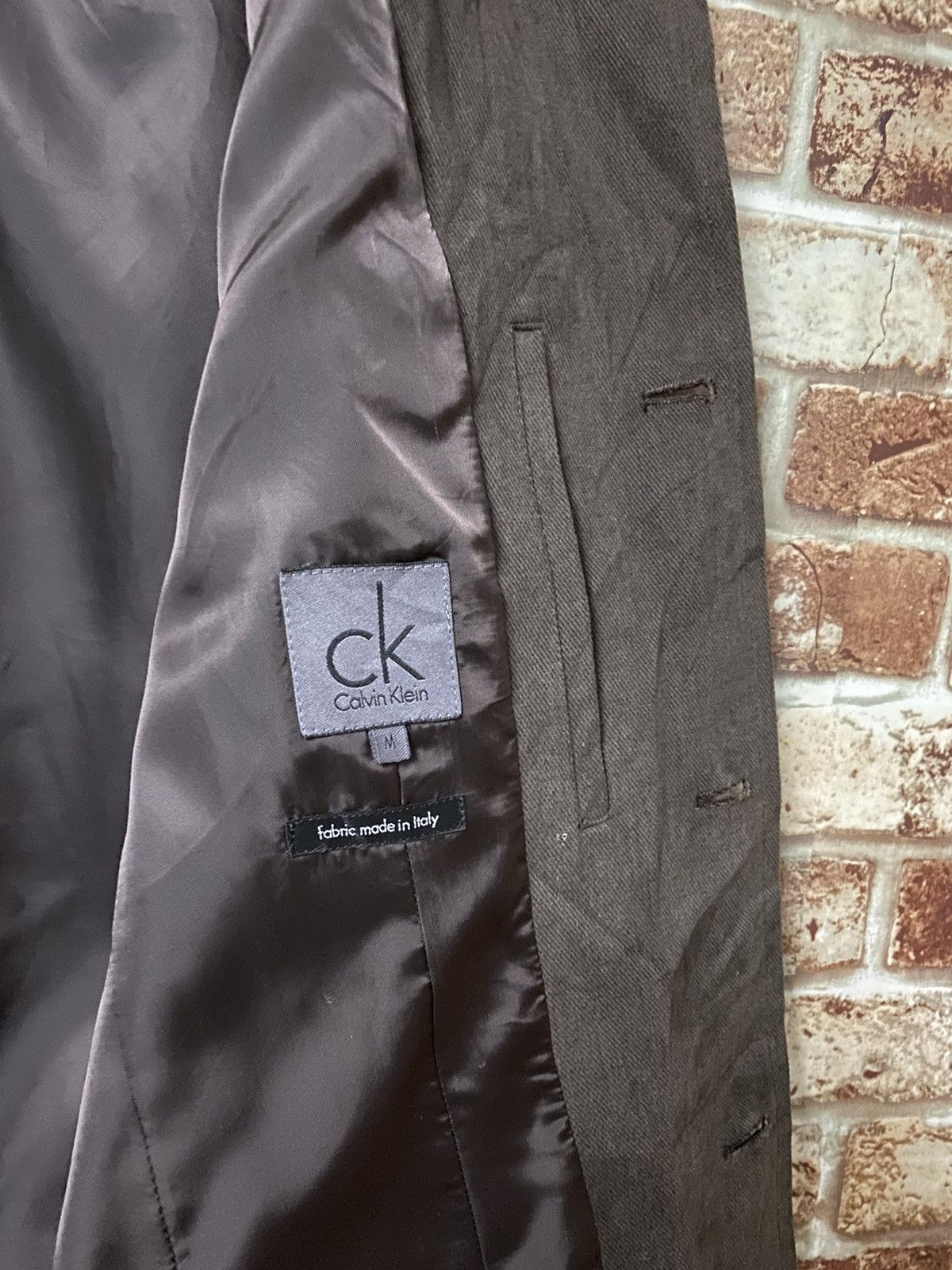 Calvin Klein CK FABRIC MADE IN ITALY JACKET Size US M / EU 48-50 / 2 - 6 Thumbnail