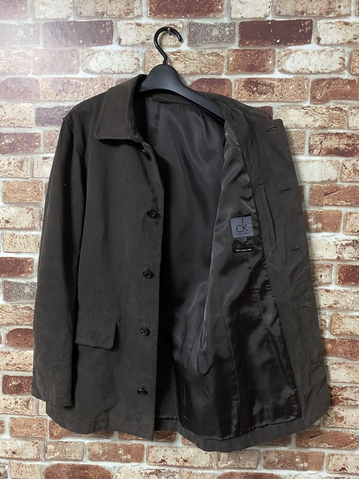 Calvin Klein CK FABRIC MADE IN ITALY JACKET Size US M / EU 48-50 / 2 - 3 Thumbnail