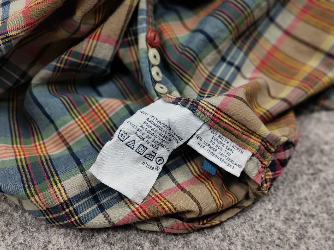 Polo Ralph Lauren Vintage 90's Polo Ralph Lauren Checkered Light Flannel Shirt Size US XL / EU 56 / 4 - 21 Thumbnail