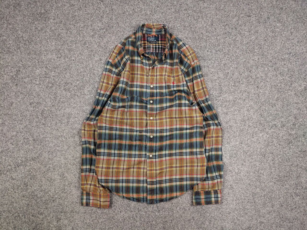 Polo Ralph Lauren Vintage 90's Polo Ralph Lauren Checkered Light Flannel Shirt Size US XL / EU 56 / 4 - 1 Thumbnail