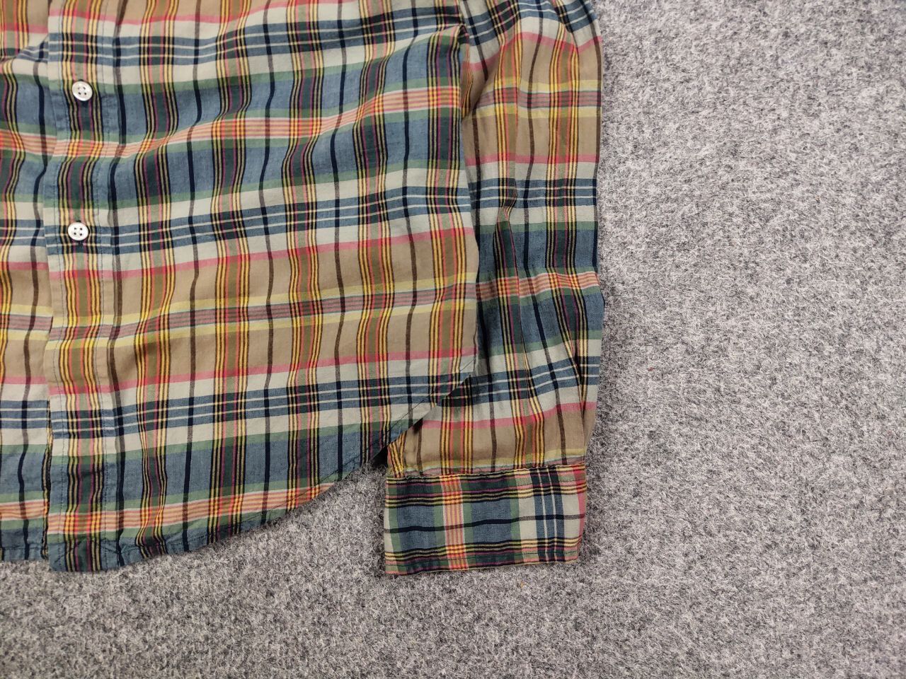 Polo Ralph Lauren Vintage 90's Polo Ralph Lauren Checkered Light Flannel Shirt Size US XL / EU 56 / 4 - 10 Thumbnail