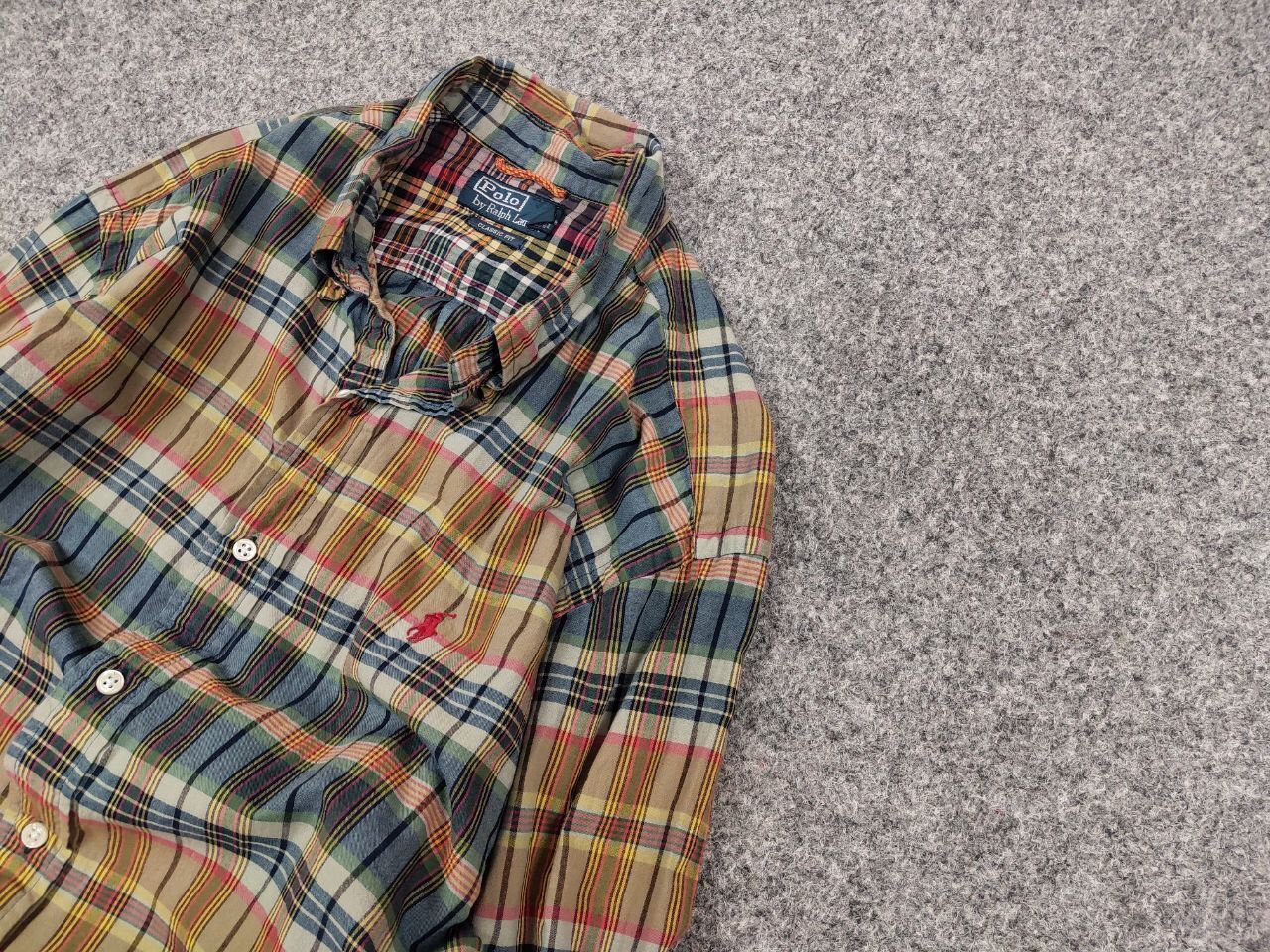 Polo Ralph Lauren Vintage 90's Polo Ralph Lauren Checkered Light Flannel Shirt Size US XL / EU 56 / 4 - 4 Thumbnail