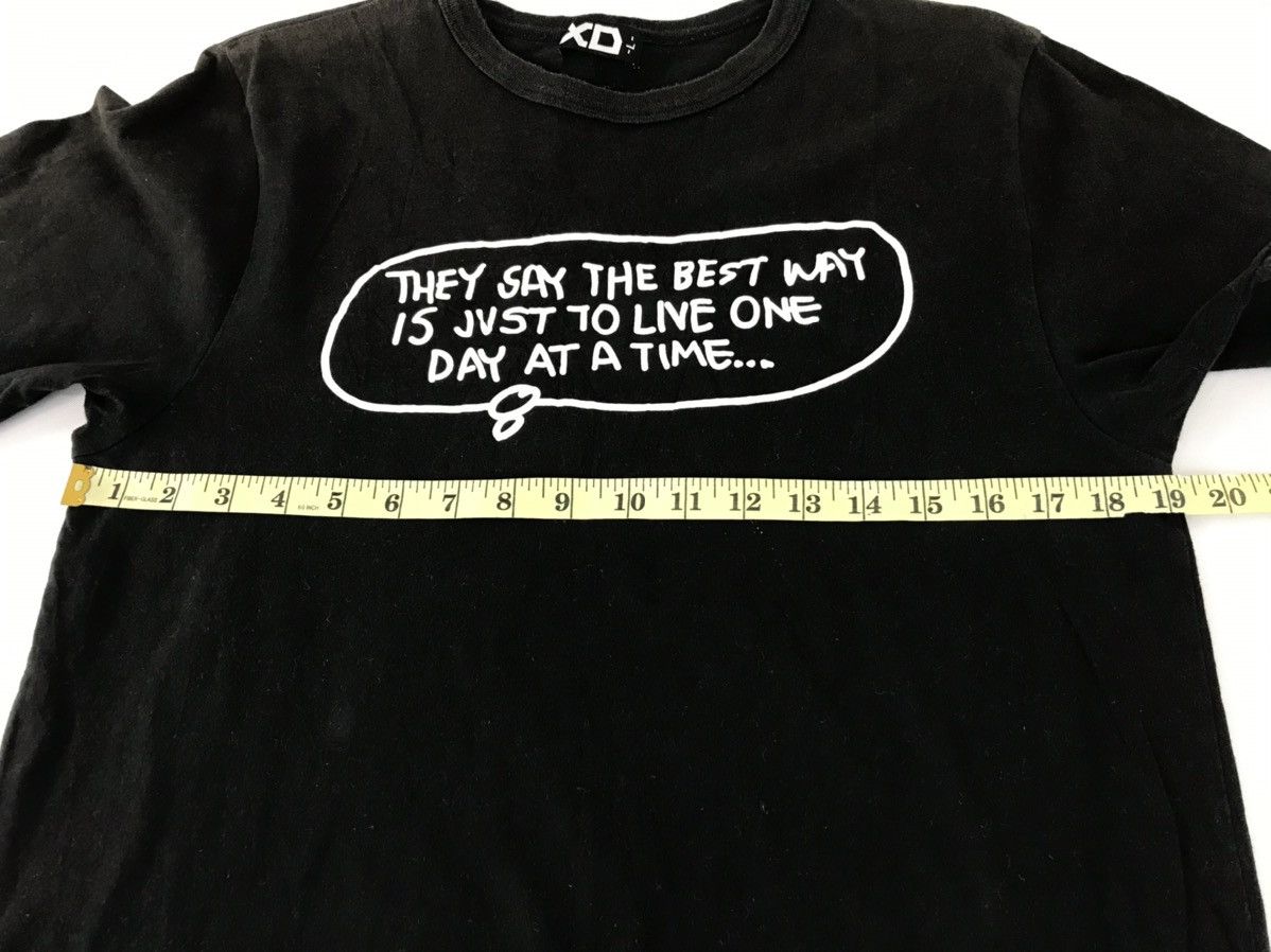 Japanese Brand × Vintage XD Quote Style T-shirt Tee Printed K197j Size US M / EU 48-50 / 2 - 7 Thumbnail