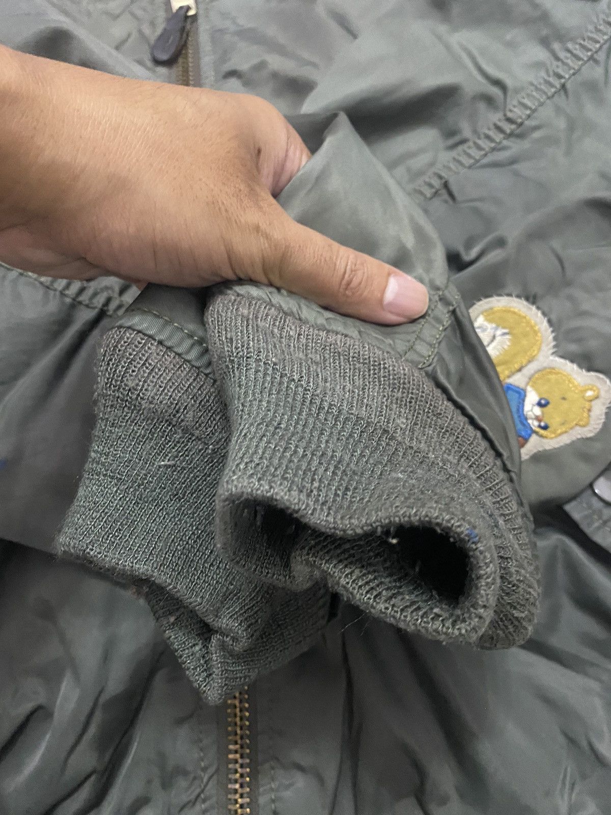 Vintage Vintage Air Force MA-1 Flying Kanye Style Bomber Jacket Size US L / EU 52-54 / 3 - 8 Thumbnail