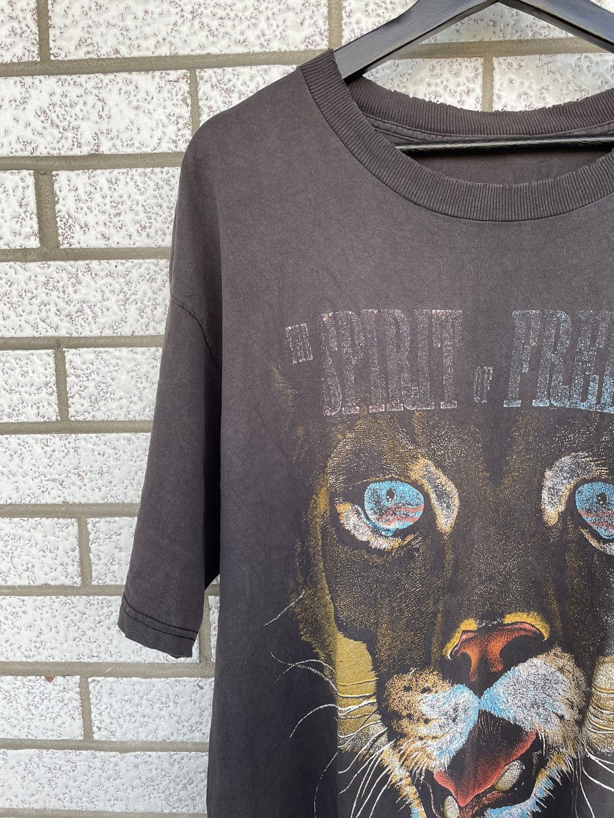 Vintage Lion The Spirit Of Freedom Faded - not jacket coat hoodie Size US XL / EU 56 / 4 - 2 Thumbnail