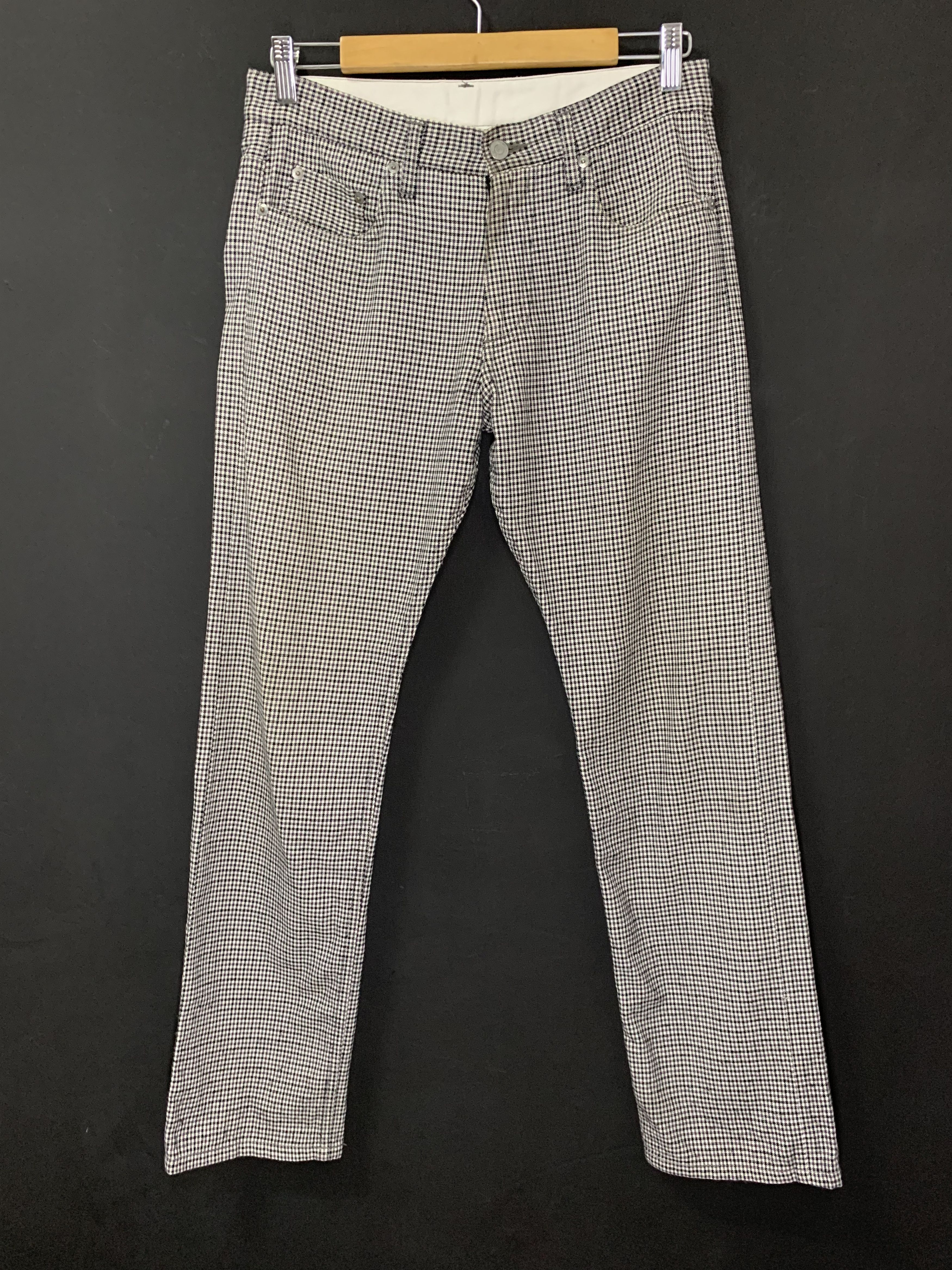 BEAUTY&YOUTH × Japanese Brand × United Arrows 🇯🇵 United Arrows Houndstooth Slim Fit Pants Size US 30 / EU 46 - 1 Thumbnail