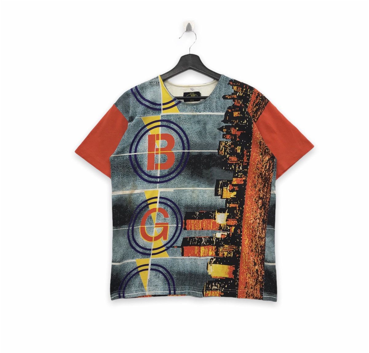 image of Body Glove Overprint Graphic Tee in Orange, Men's (Size Medium)