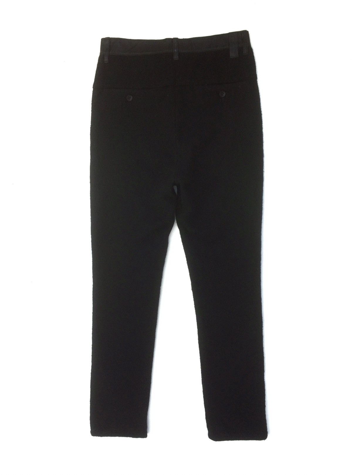 Isamu Katayama Backlash Japan Leather Artist CowLeather Waistline Wool Pant Size US 30 / EU 46 - 9 Thumbnail