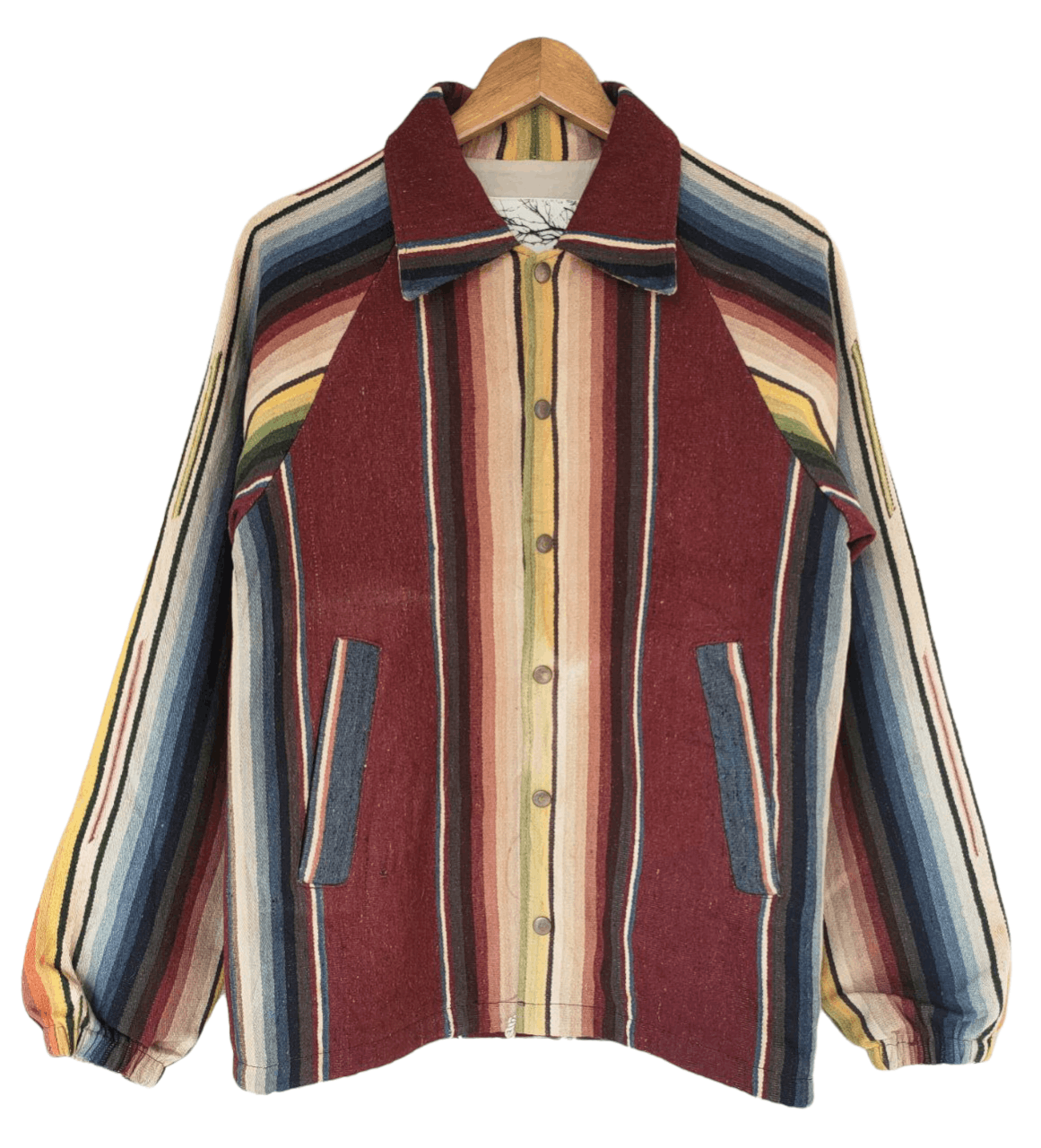 Japanese Brand Navajo Aztec Wool Jacket Size US M / EU 48-50 / 2 - 1 Thumbnail