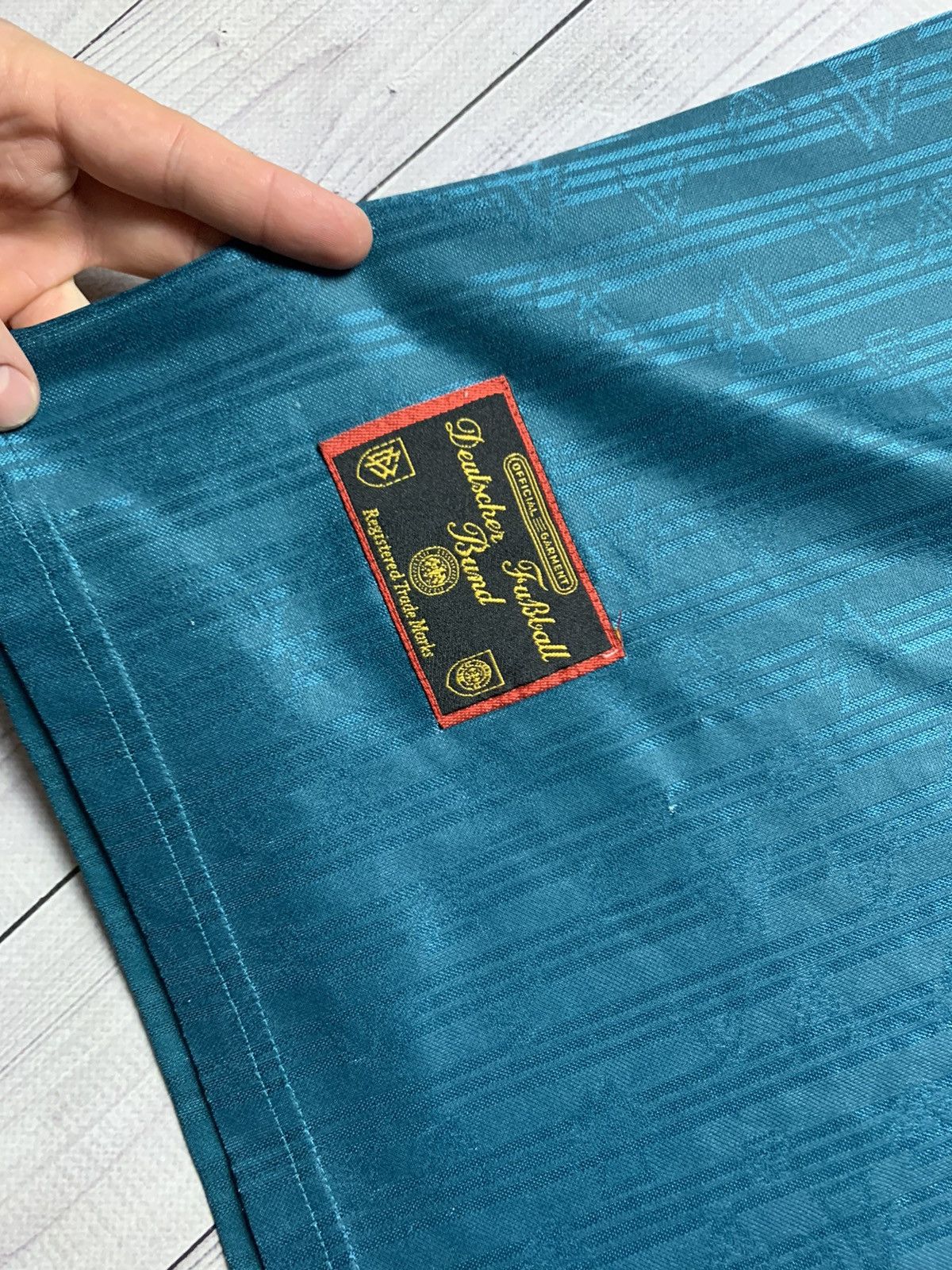 Adidas × Vintage Vintage soccer jersey adidas Deutschland Green Away Size US L / EU 52-54 / 3 - 4 Thumbnail