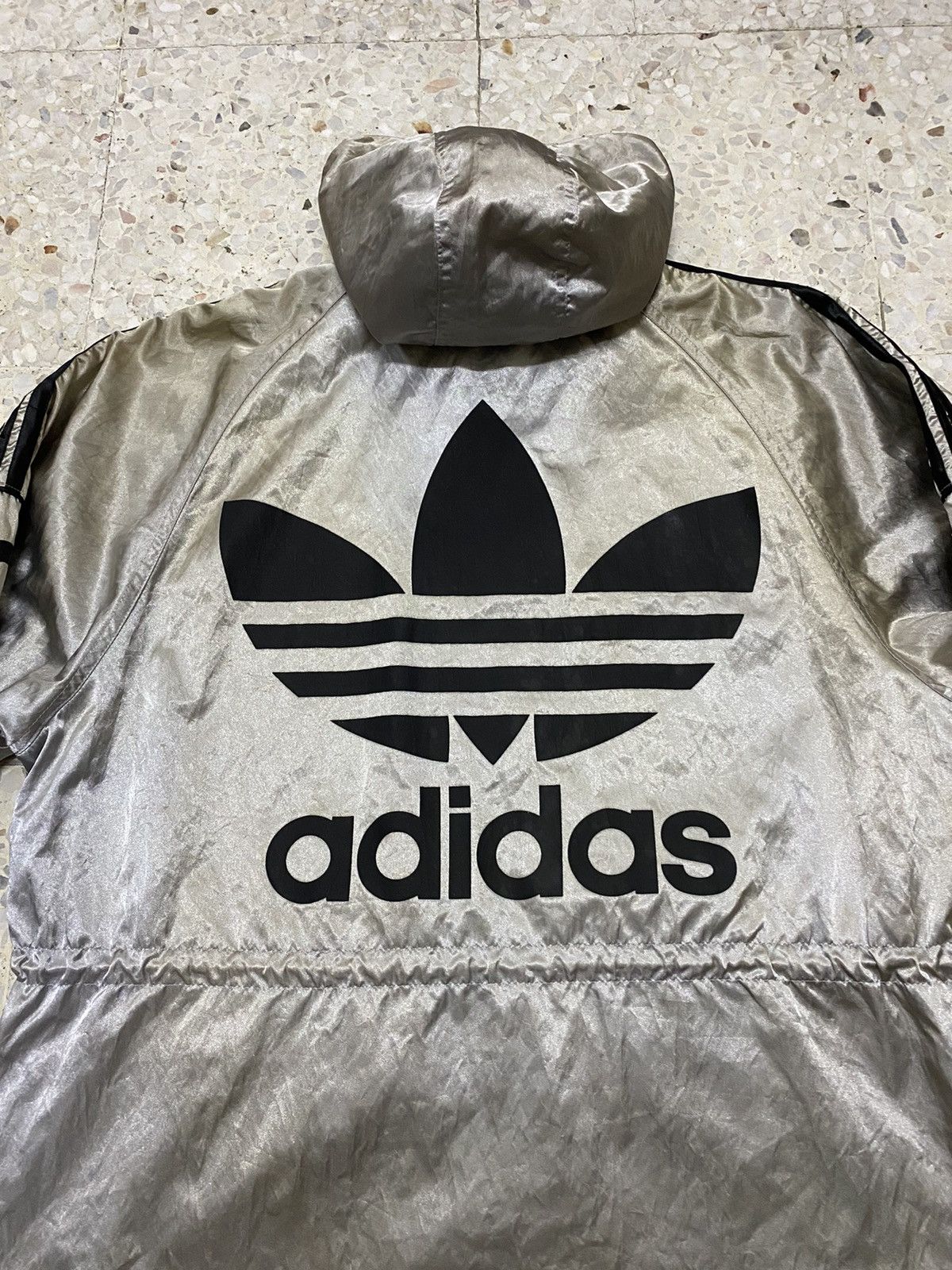 Adidas Vintage Adidas 90’s Jacket Big Logo Design With Hoodies Size US M / EU 48-50 / 2 - 7 Thumbnail