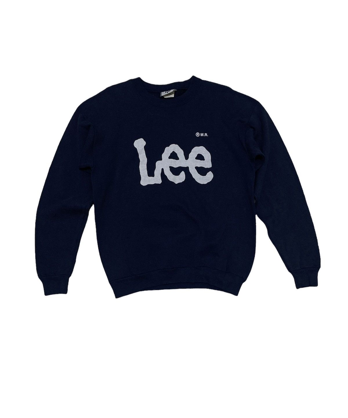 Vintage 90'S Lee college sweatshirt, made in the USA, men's size XL cotton gray type Vintage Second Hand
