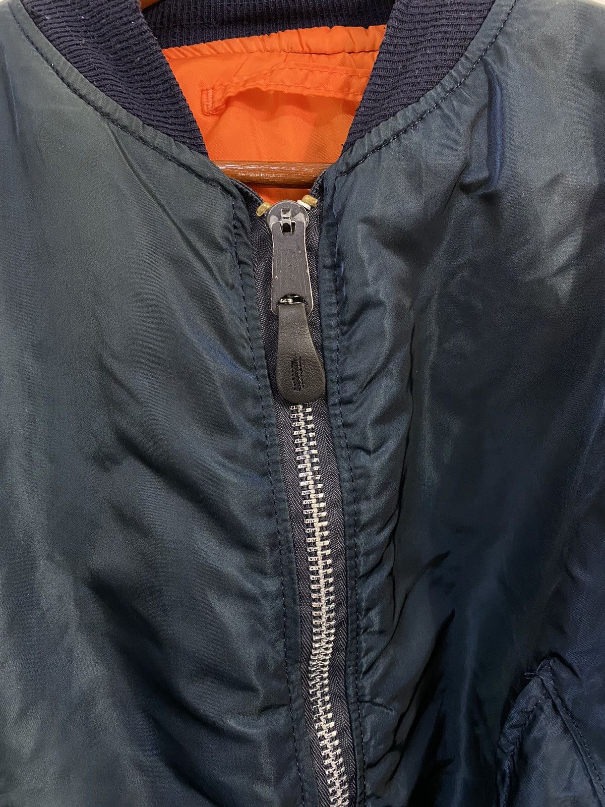 Alpha Industries × Vintage Vintage Alpha Industries MA-1 Bomber Jacket Reversible Size US M / EU 48-50 / 2 - 7 Thumbnail
