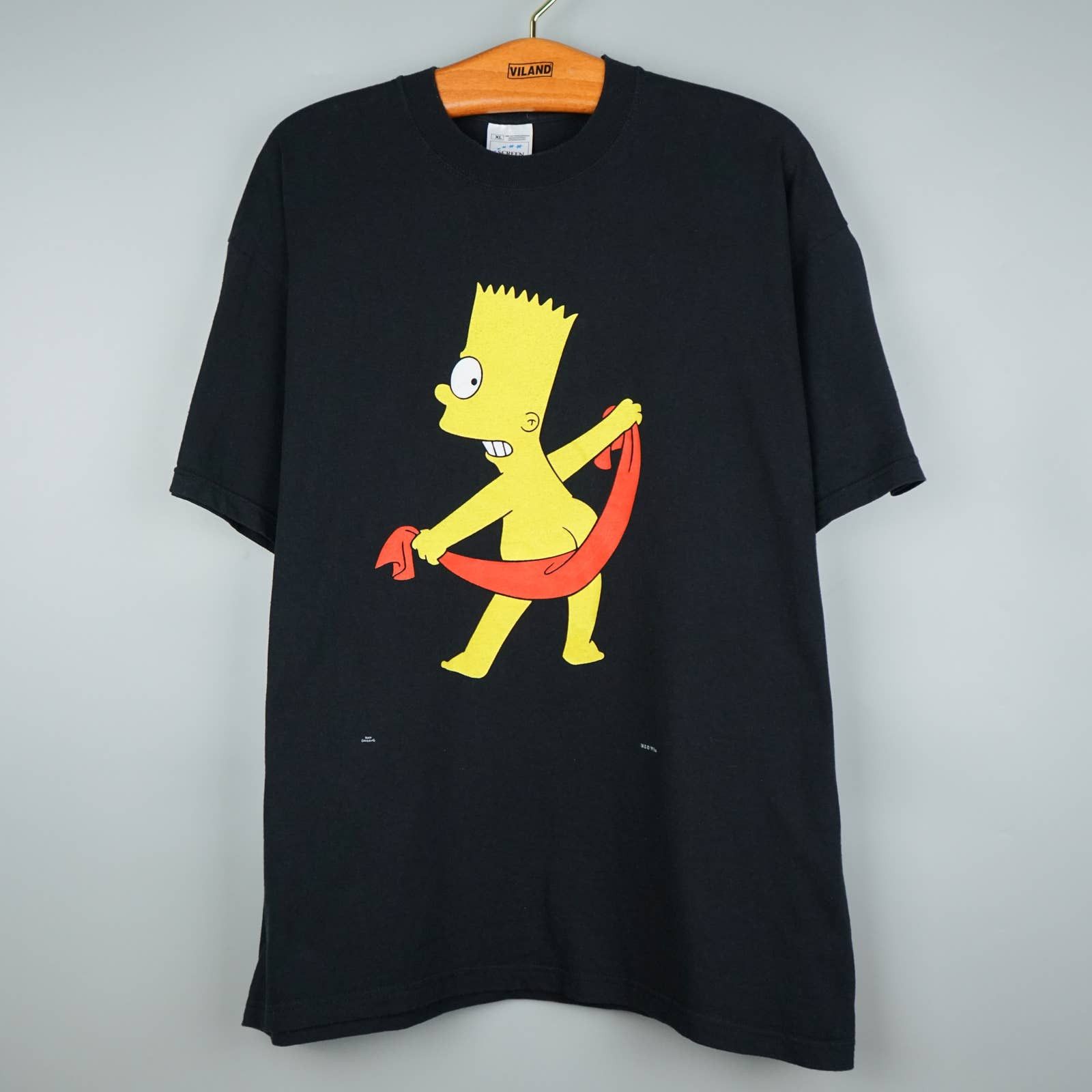 Cartoon Network × Vintage Naked Bart Simpson t shirt 1990s Size US XL / EU 56 / 4 - 1 Thumbnail