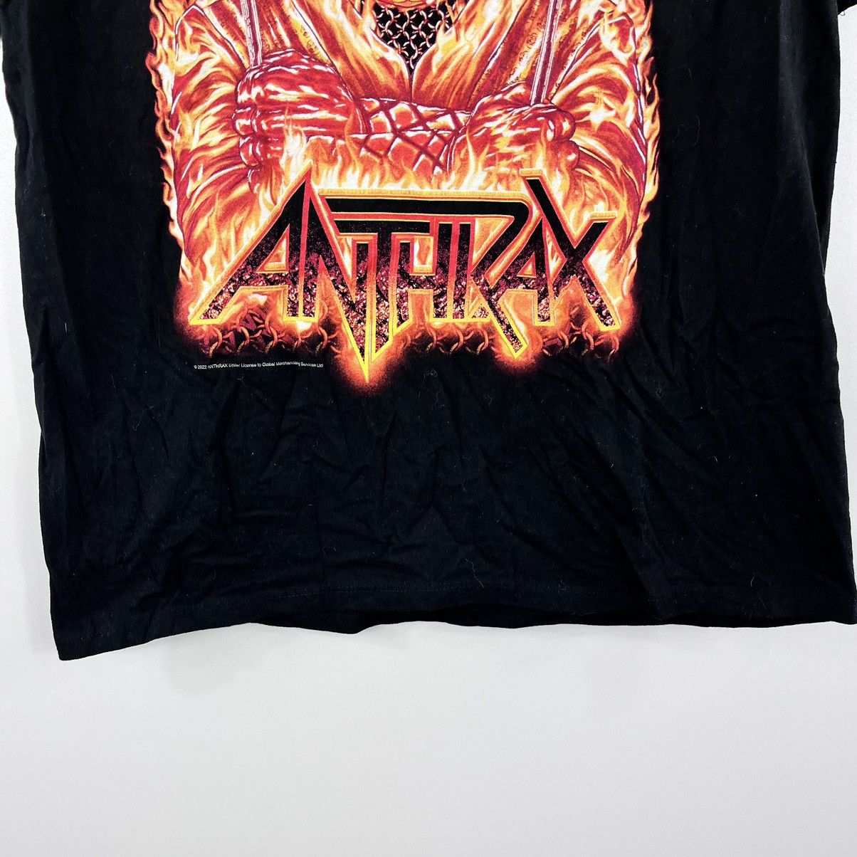 Band Tees Anthrax 2022 Tour 4OTH Anniversary Rock T-Shirt Size M Size US M / EU 48-50 / 2 - 5 Thumbnail