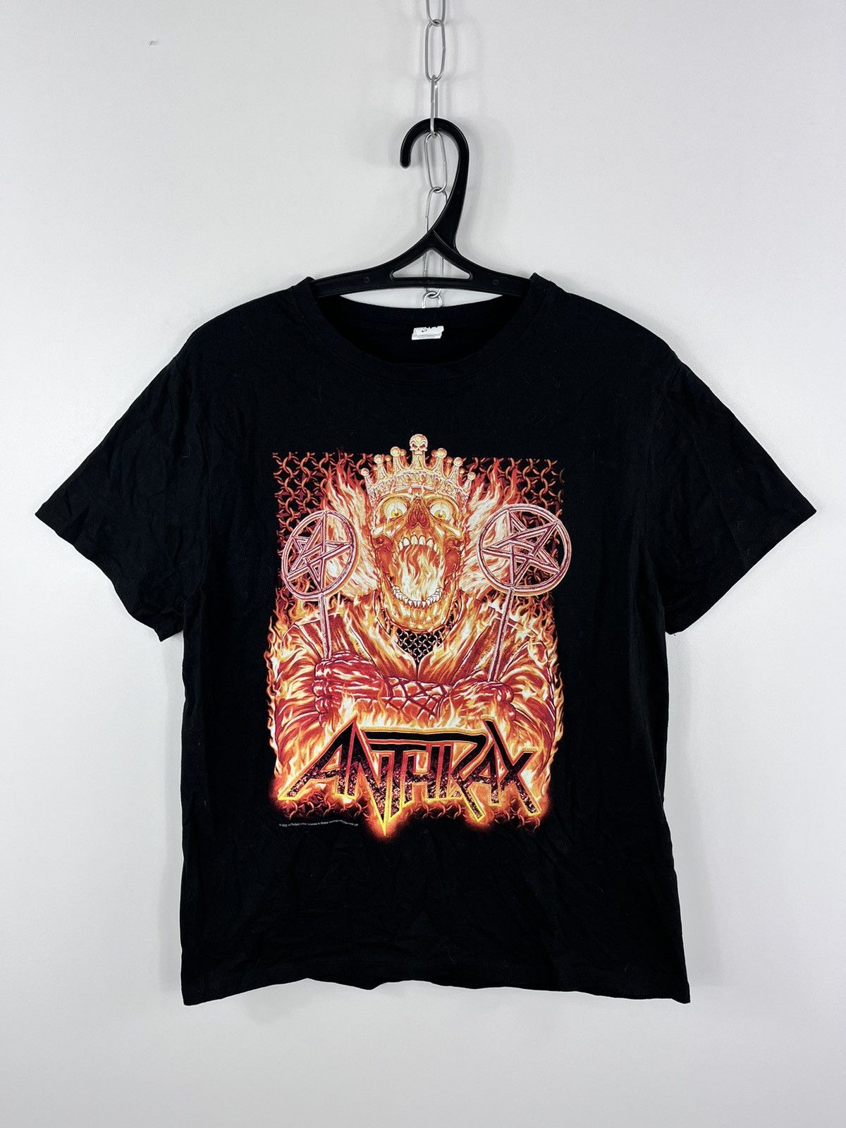 Band Tees Anthrax 2022 Tour 4OTH Anniversary Rock T-Shirt Size M Size US M / EU 48-50 / 2 - 1 Thumbnail