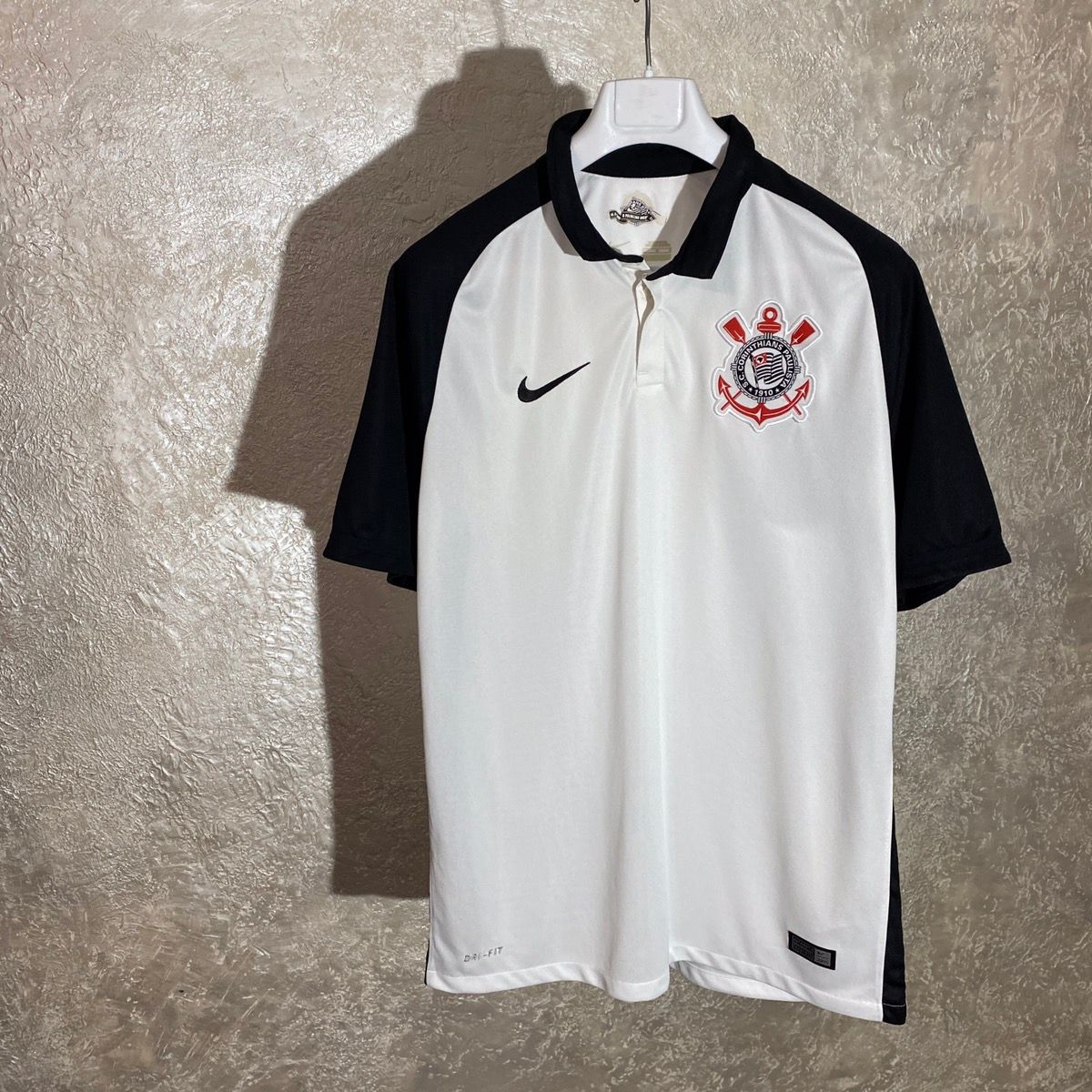 Pre-owned Nike X Soccer Jersey Nike X S.c. Corinthians 2015 Home Football Shirt Kit In White