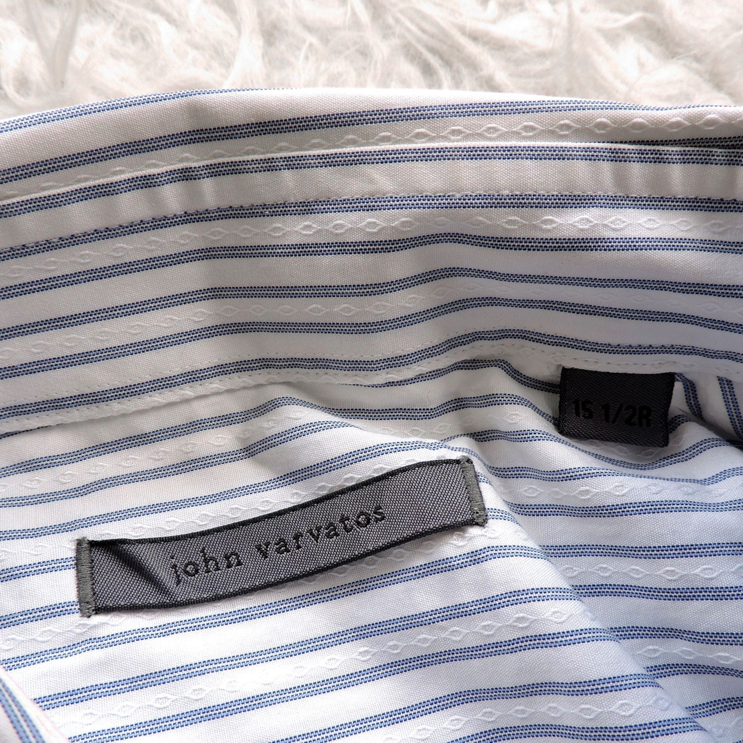 John Varvatos John Varvatos Stripes Long Sleeve Shirt Size US M / EU 48-50 / 2 - 2 Thumbnail