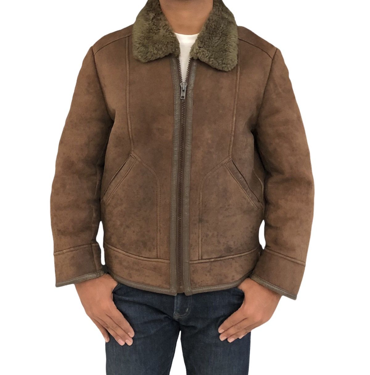 Yves Saint Laurent 🔥Vintage YvesSaintLaurent US Sheepskin Sherling Jacket Size US L / EU 52-54 / 3 - 2 Thumbnail