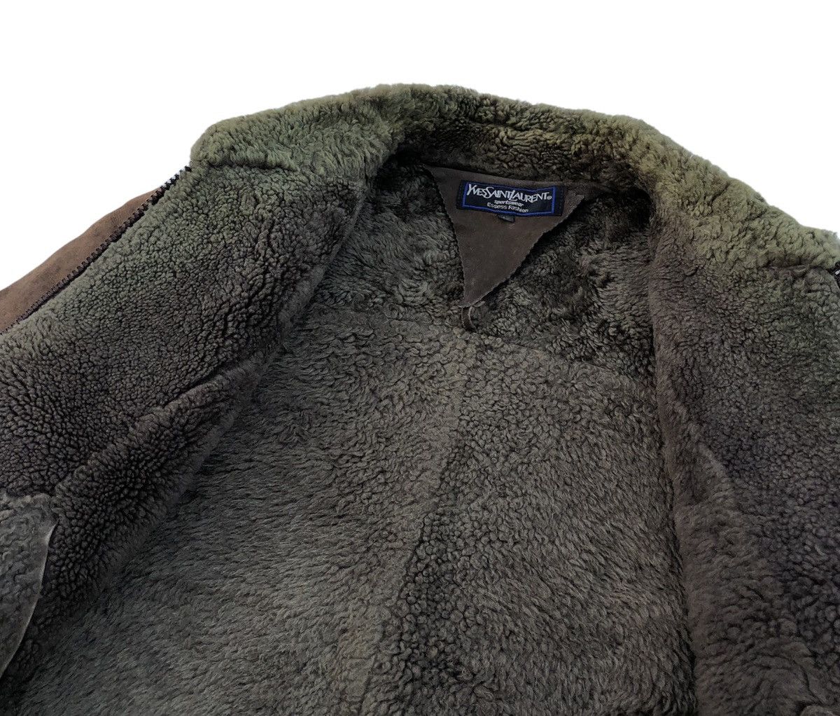 Yves Saint Laurent 🔥Vintage YvesSaintLaurent US Sheepskin Sherling Jacket Size US L / EU 52-54 / 3 - 8 Thumbnail