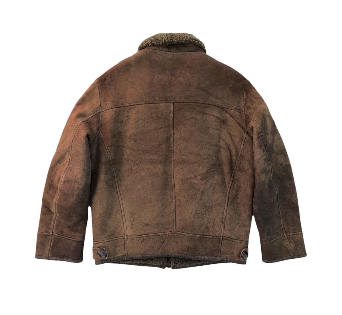 Yves Saint Laurent 🔥Vintage YvesSaintLaurent US Sheepskin Sherling Jacket Size US L / EU 52-54 / 3 - 17 Thumbnail
