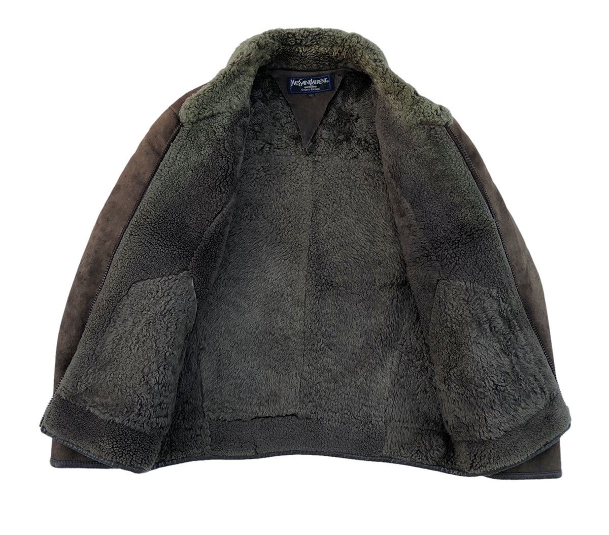 Yves Saint Laurent 🔥Vintage YvesSaintLaurent US Sheepskin Sherling Jacket Size US L / EU 52-54 / 3 - 7 Thumbnail