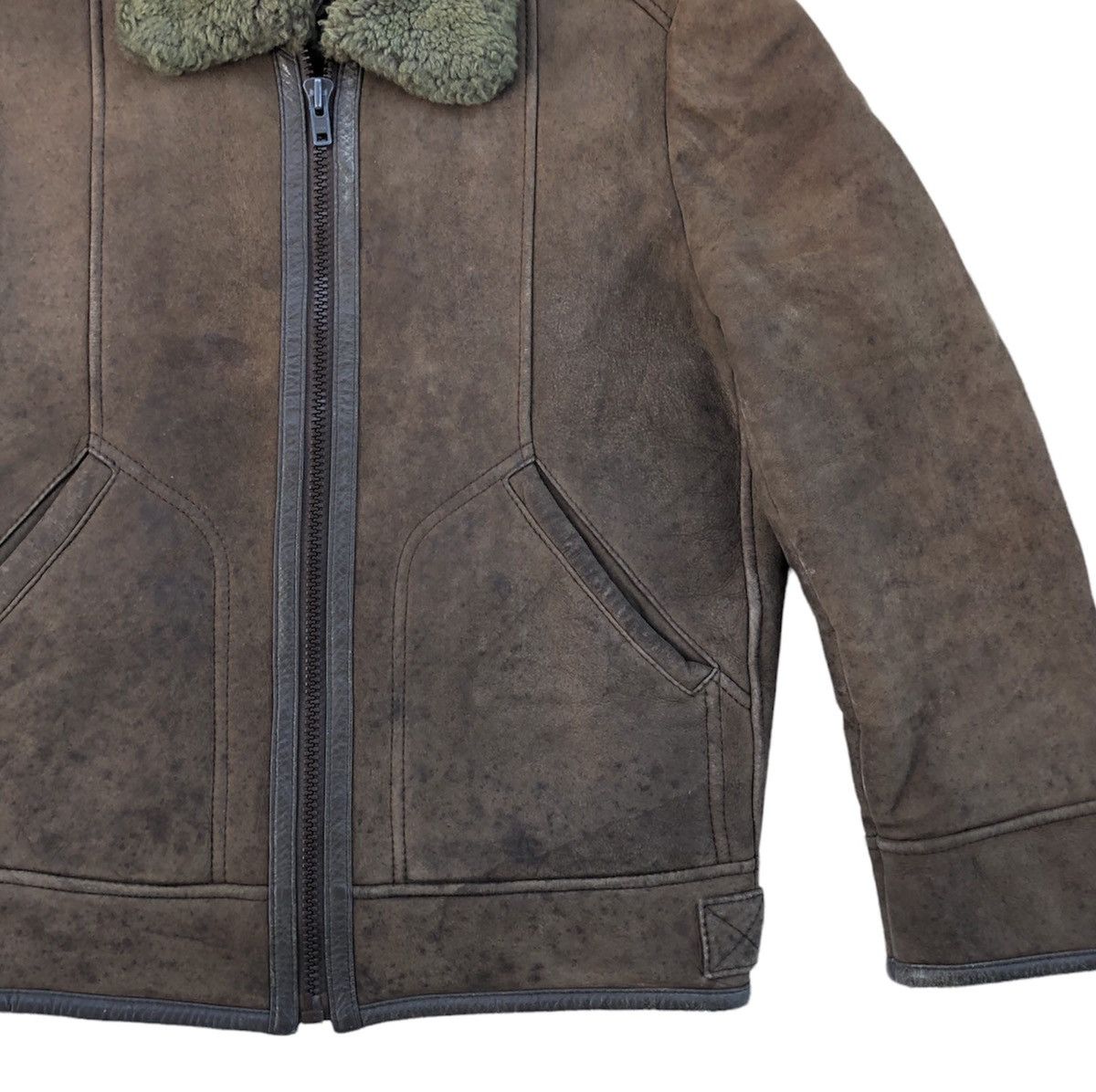 Yves Saint Laurent 🔥Vintage YvesSaintLaurent US Sheepskin Sherling Jacket Size US L / EU 52-54 / 3 - 5 Thumbnail