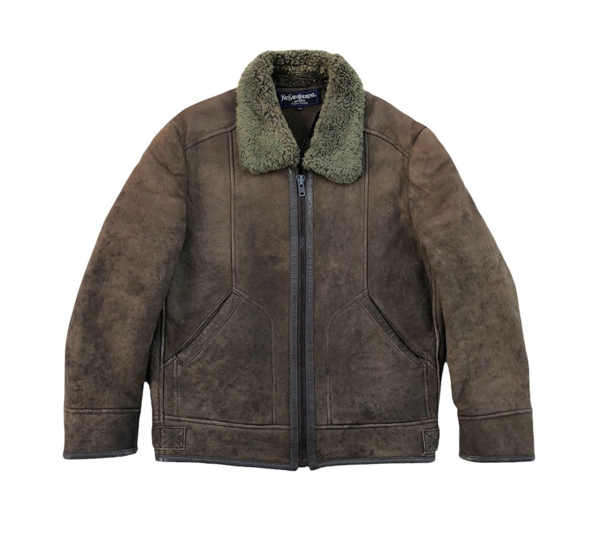 Yves Saint Laurent 🔥Vintage YvesSaintLaurent US Sheepskin Sherling Jacket Size US L / EU 52-54 / 3 - 3 Thumbnail