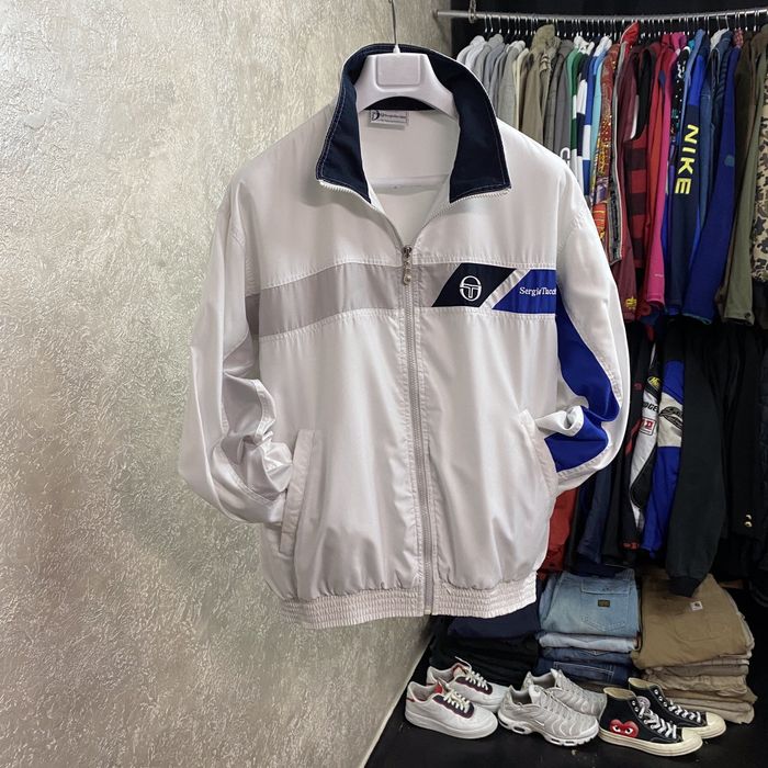 Vintage VTG 90s Sergio Tacchini track top zip retro jacket Y2K