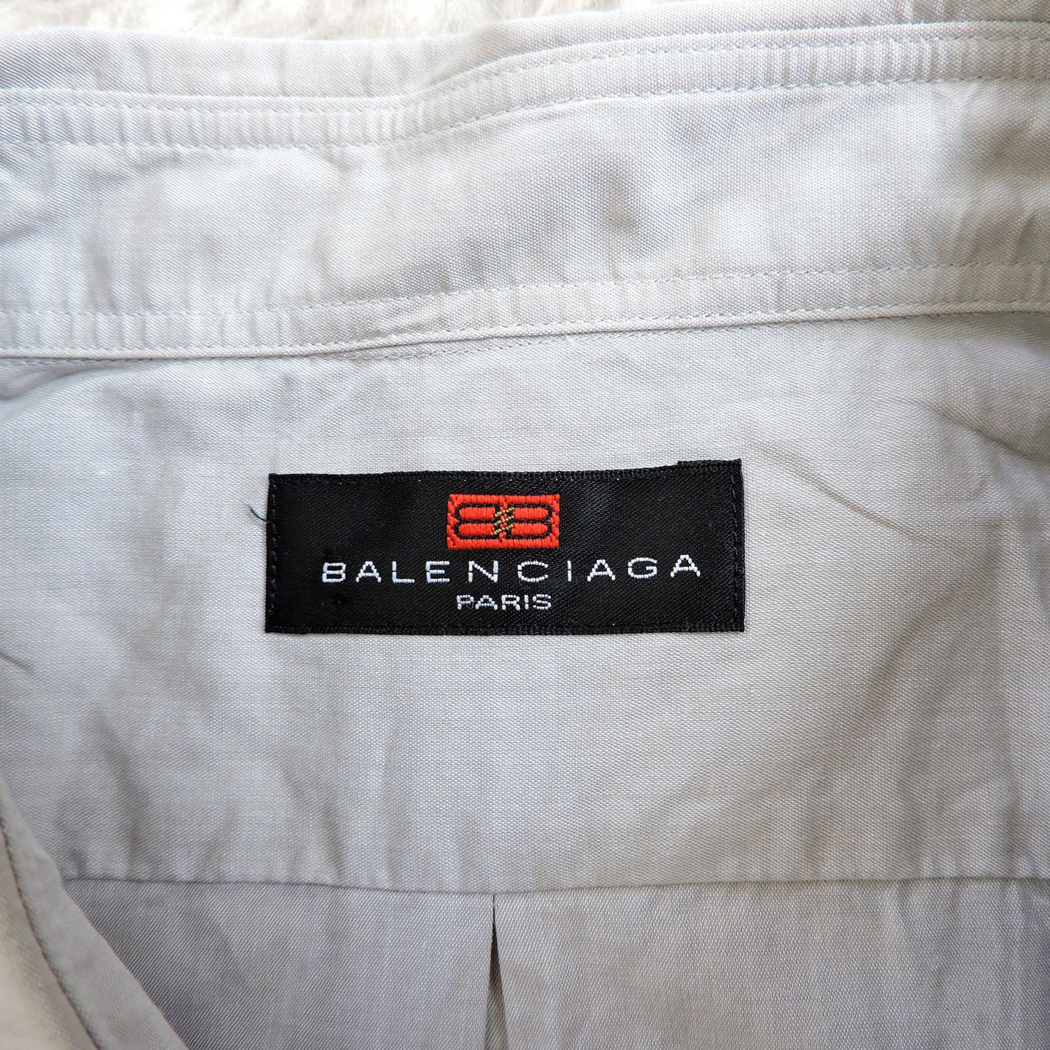 Balenciaga Balenciaga TK Gray Long Sleeve Shirt Size US M / EU 48-50 / 2 - 2 Thumbnail