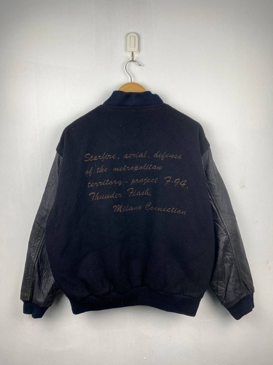 Japanese Brand Vintage Milano Varsity Jacket Oversized Baggy Size US M / EU 48-50 / 2 - 1 Thumbnail