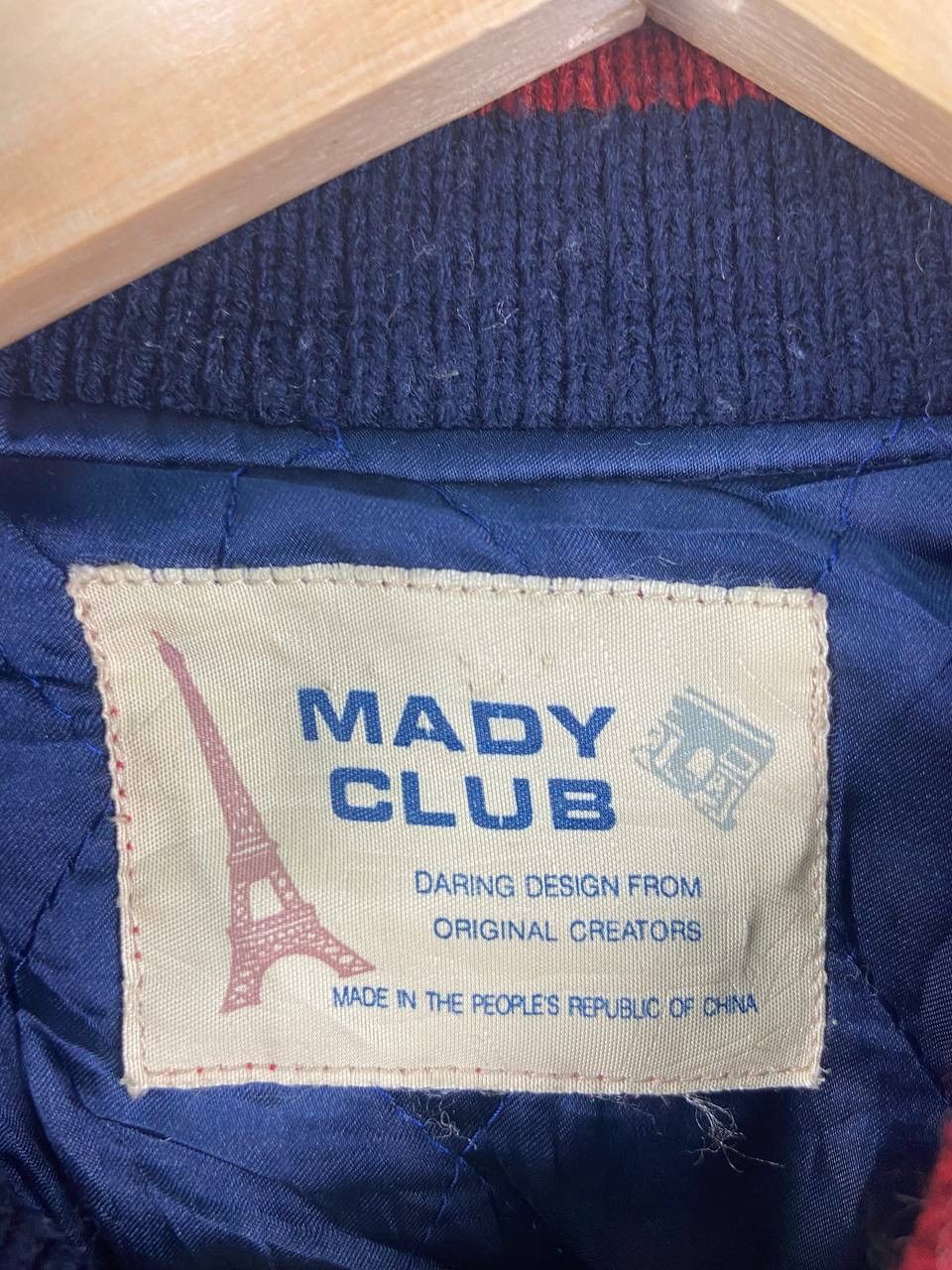 Japanese Brand Vintage M. Club Varsity Jacket Oversized Baggy Size US L / EU 52-54 / 3 - 5 Thumbnail