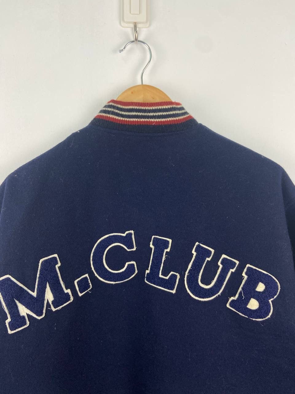 Japanese Brand Vintage M. Club Varsity Jacket Oversized Baggy Size US L / EU 52-54 / 3 - 4 Thumbnail