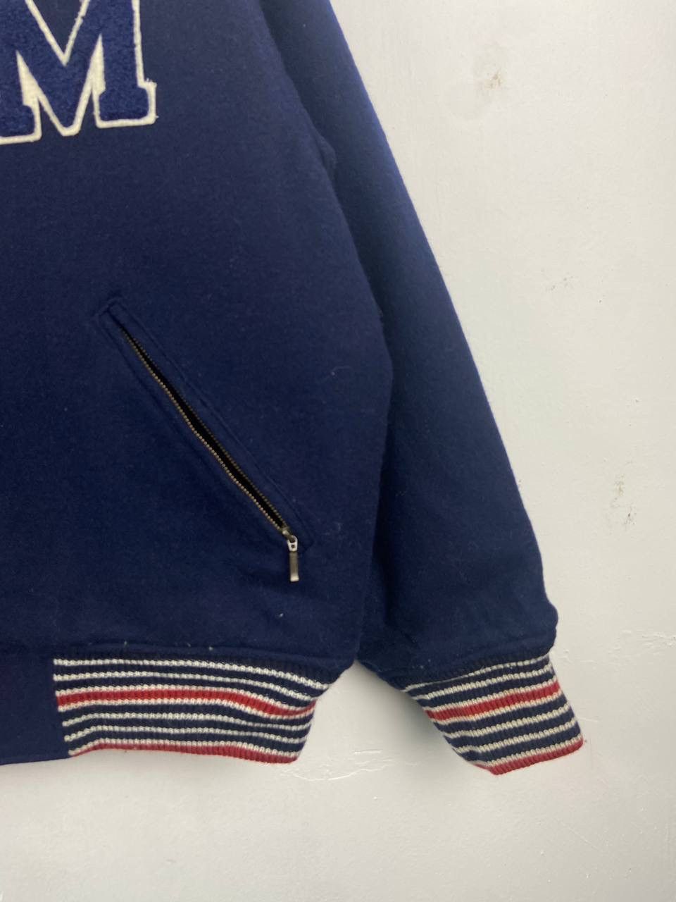 Japanese Brand Vintage M. Club Varsity Jacket Oversized Baggy Size US L / EU 52-54 / 3 - 7 Thumbnail