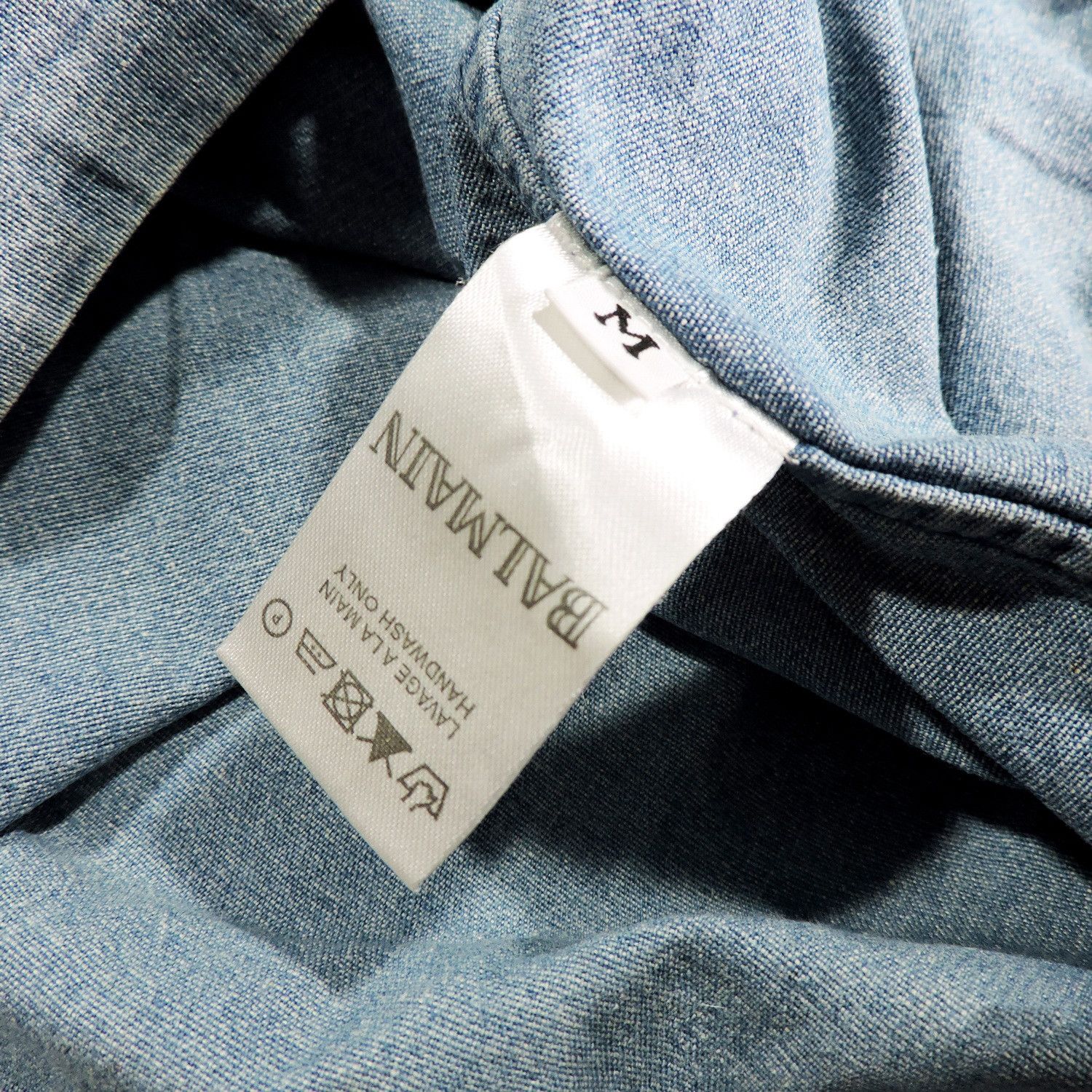 Balmain Balmain Denim Shirt Size US M / EU 48-50 / 2 - 4 Thumbnail