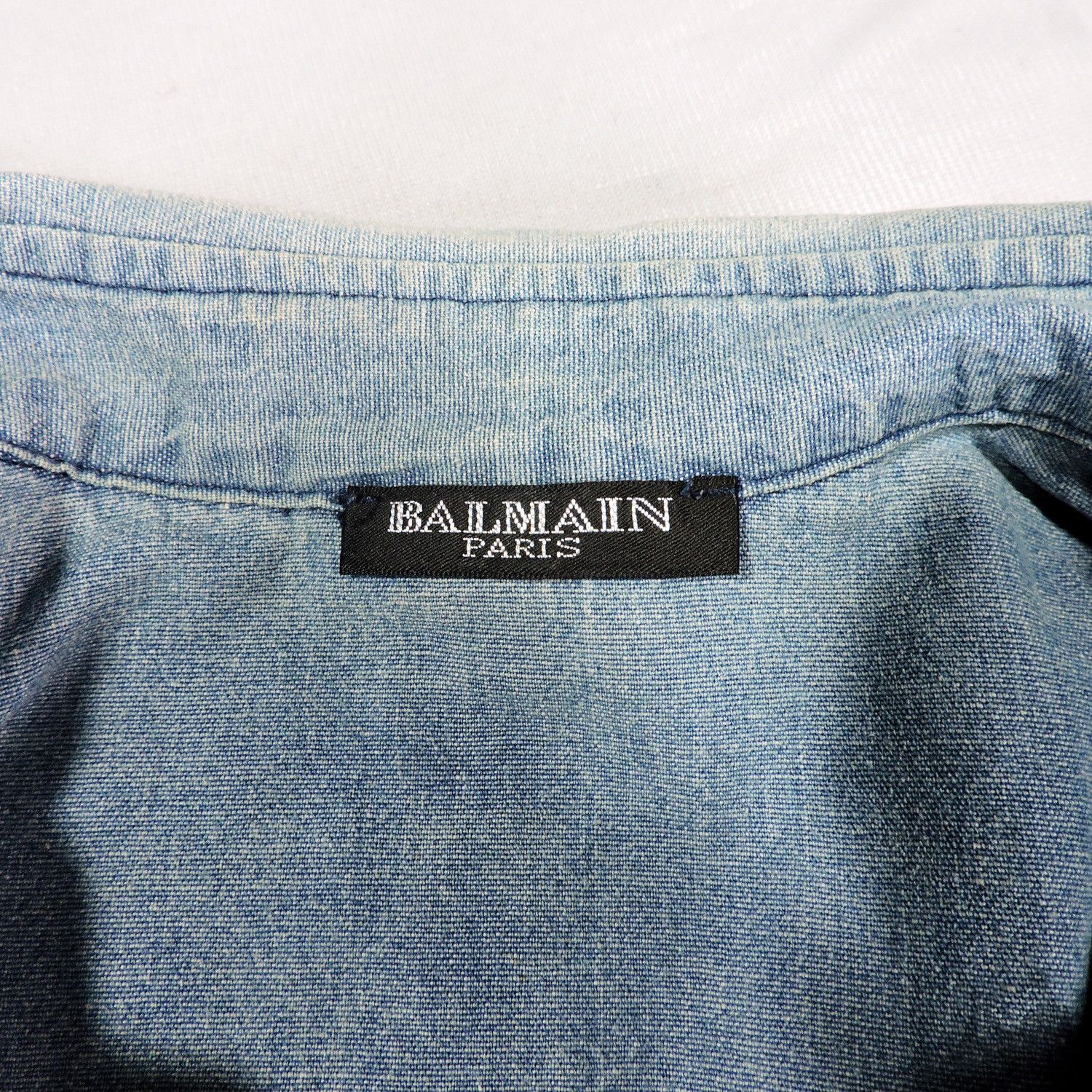 Balmain Balmain Denim Shirt Size US M / EU 48-50 / 2 - 3 Thumbnail