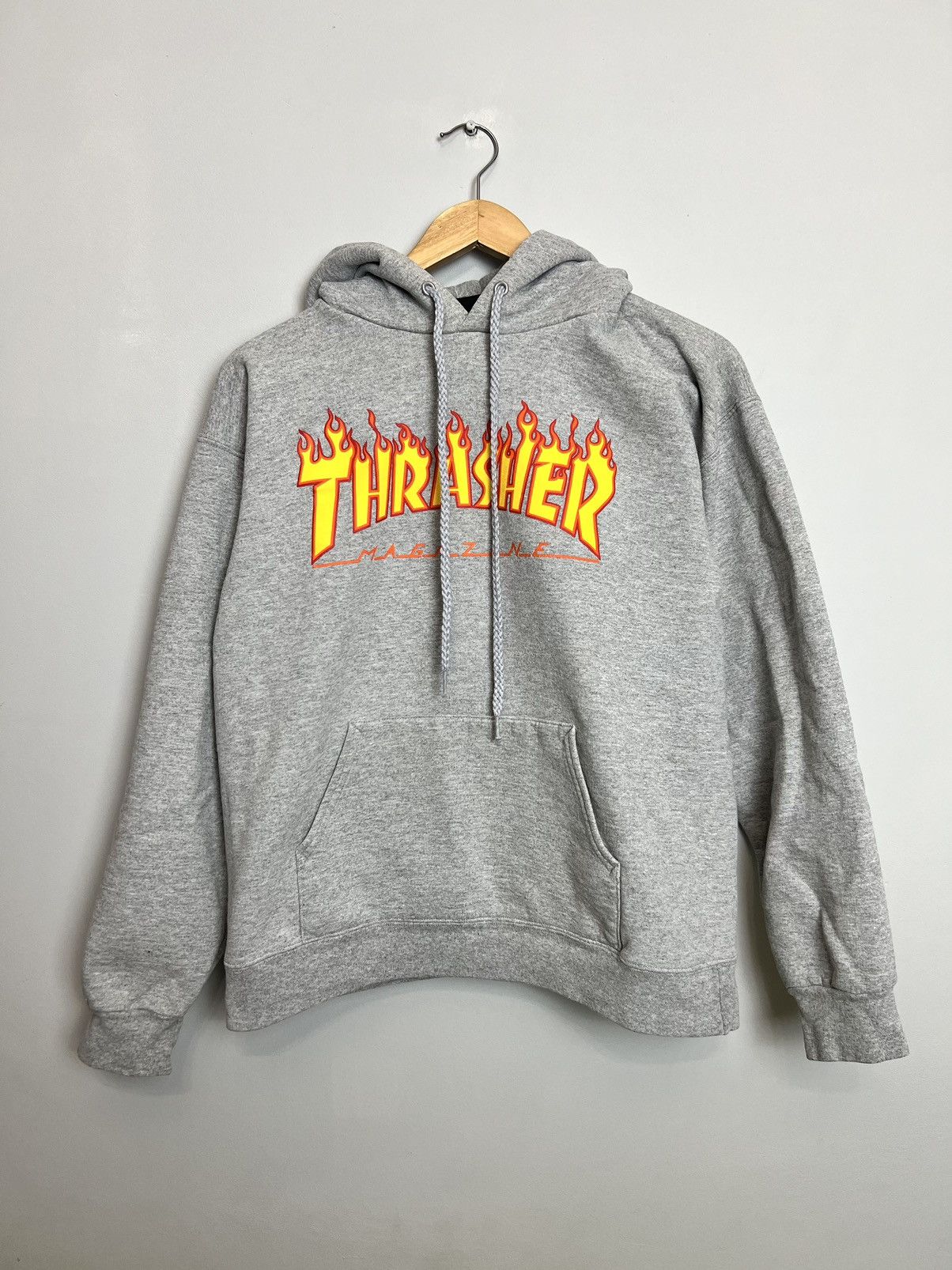 Thrasher Vintage Thrasher Skateboard Magazine Grey Hoodie Small Skate Size US S / EU 44-46 / 1 - 1 Thumbnail