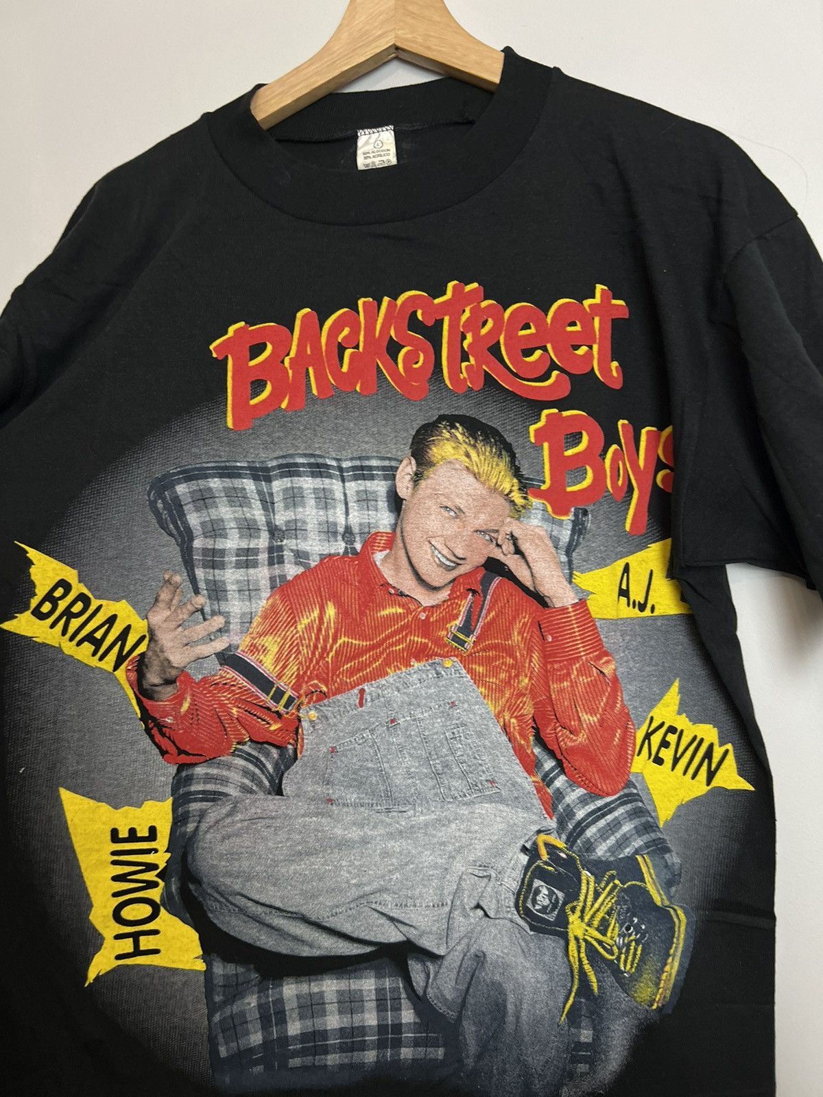 Band Tees Vintage 90s Backstreetboys Pop Band Rare Rap Tee Hype Size US L / EU 52-54 / 3 - 3 Thumbnail