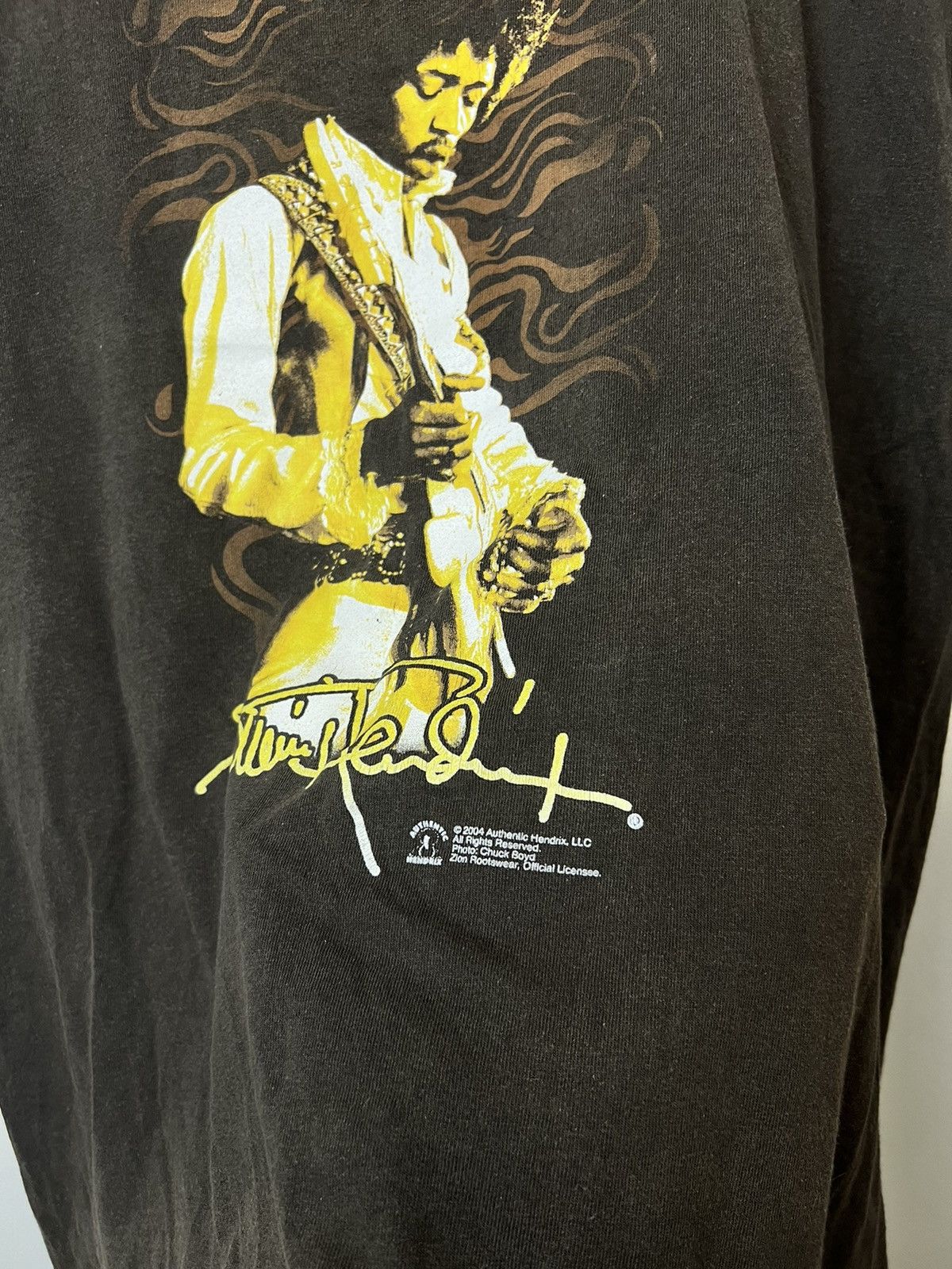 Band Tees Vintage 2004 Jimi Hendrix Ziom Band T Shirt Rare Size US L / EU 52-54 / 3 - 4 Thumbnail